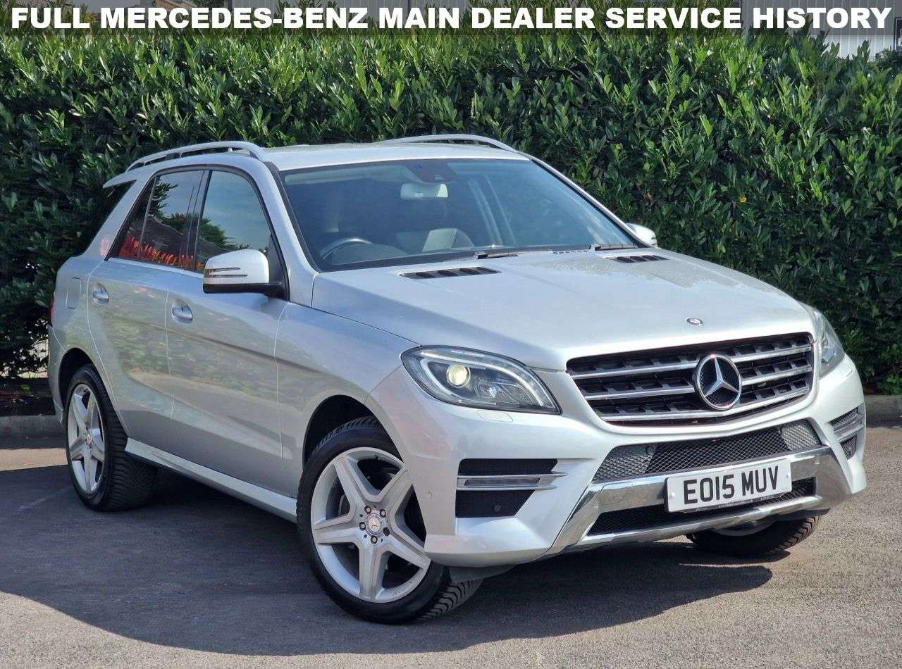 A 2015 MERCEDES-BENZ M-CLASS 2.1 ML250 BlueTEC AMG Line SUV 5dr Diesel G-Tronic 4WD Euro 6 (s/s) (204 ps A 2015 MERCEDES-BENZ M-CLASS 2.1 ML250 BlueTEC AMG Line SUV 5dr Diesel G-Tronic 4WD Euro 6 (s/s) (204 ps
