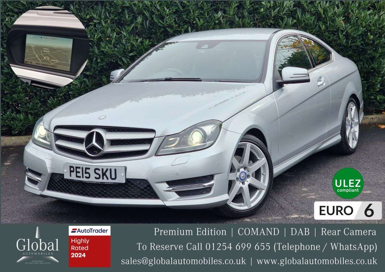 A 2015 MERCEDES-BENZ C-CLASS 2.1 C250 CDI AMG Sport Edition Premium Coupe 2dr Diesel G-Tronic+ Euro 5 (s A 2015 MERCEDES-BENZ C-CLASS 2.1 C250 CDI AMG Sport Edition Premium Coupe 2dr Diesel G-Tronic+ Euro 5 (s
