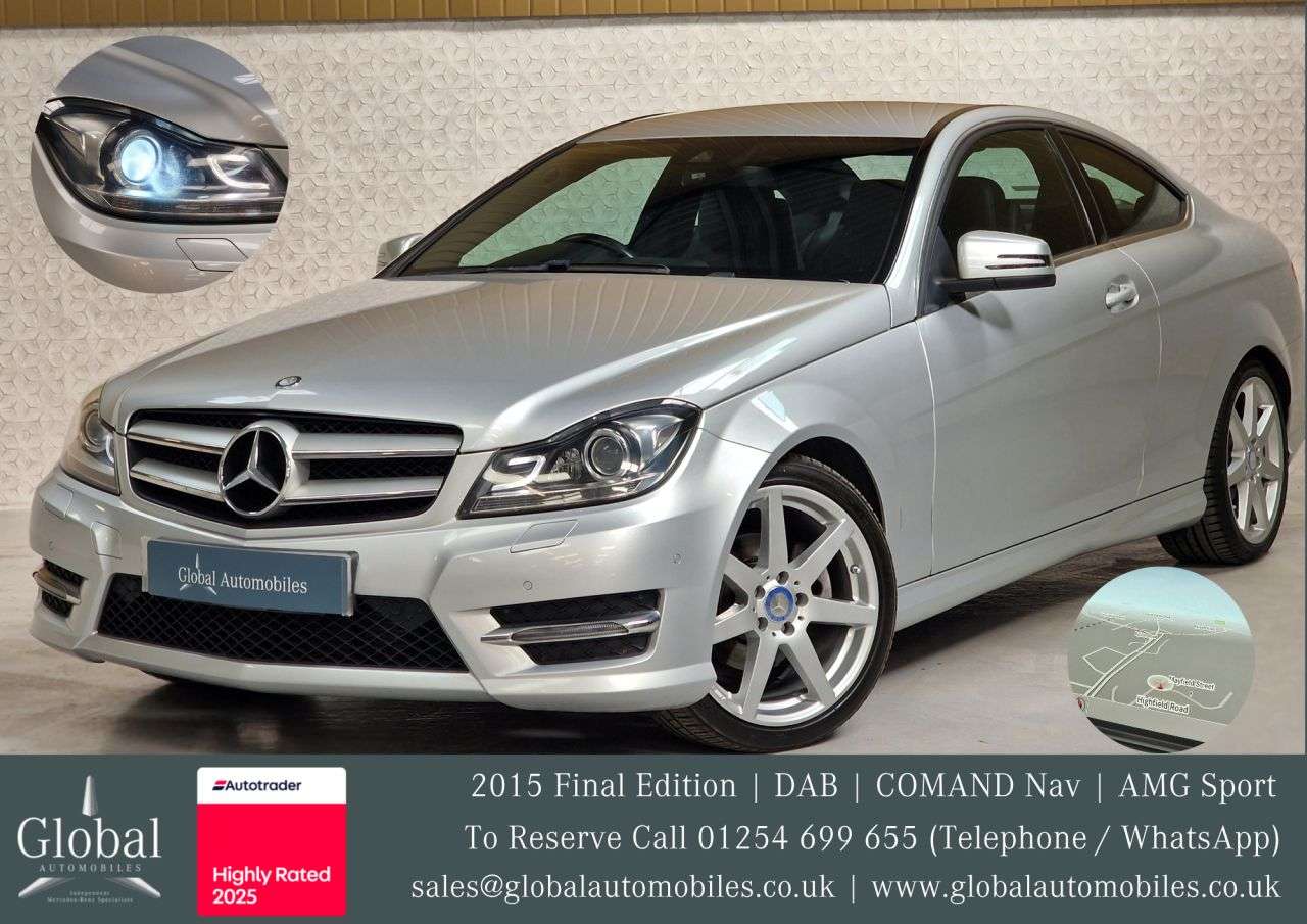 A 2015 MERCEDES-BENZ C-CLASS 2.1 C250 CDI AMG Sport Edition Premium Coupe 2dr Diesel G-Tronic+ Euro 5 (s A 2015 MERCEDES-BENZ C-CLASS 2.1 C250 CDI AMG Sport Edition Premium Coupe 2dr Diesel G-Tronic+ Euro 5 (s