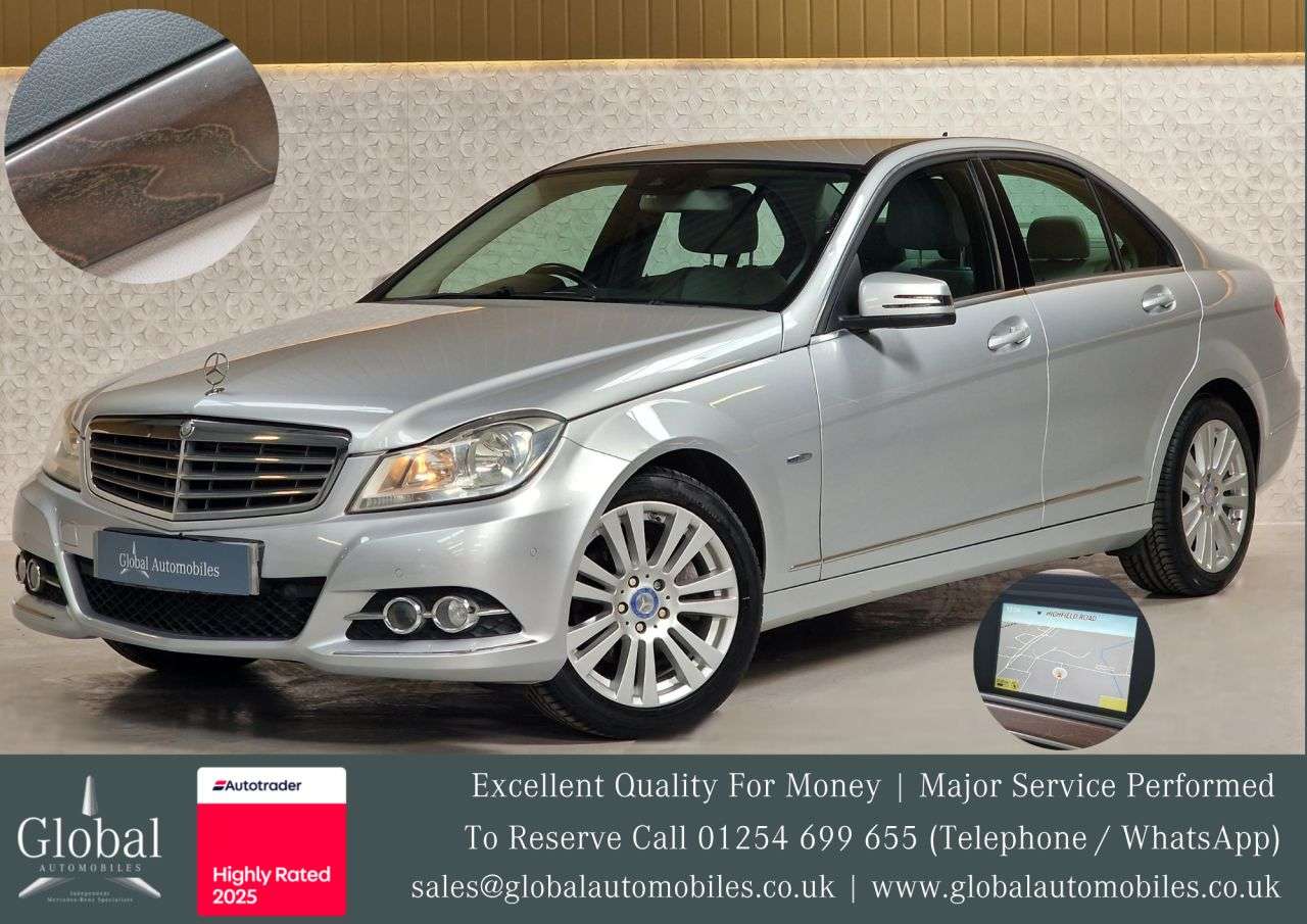 A 2011 MERCEDES-BENZ C-CLASS 2.1 C220 CDI BlueEfficiency Elegance Saloon 4dr Diesel G-Tronic+ Euro 5 (s/ A 2011 MERCEDES-BENZ C-CLASS 2.1 C220 CDI BlueEfficiency Elegance Saloon 4dr Diesel G-Tronic+ Euro 5 (s/