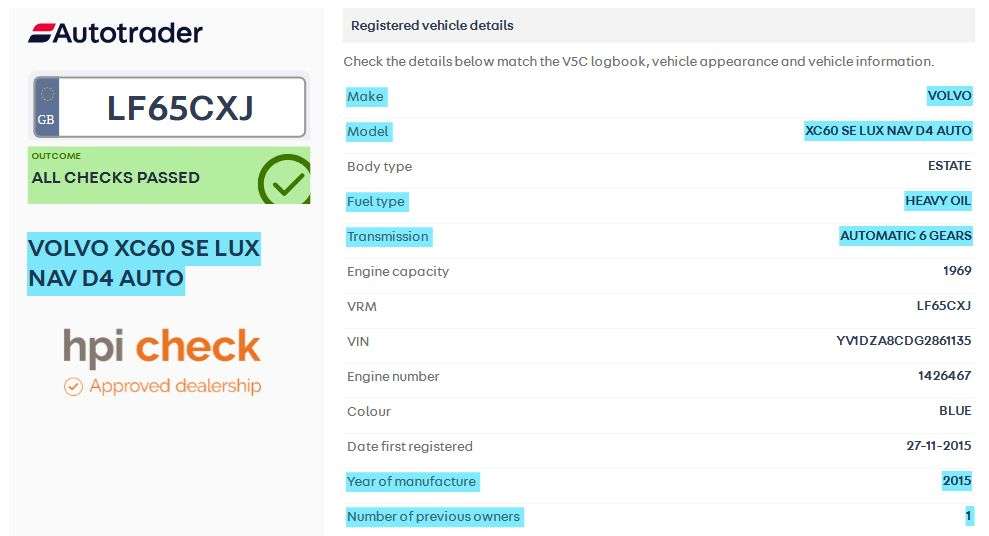 2015 VOLVO XC60 2015 VOLVO XC60