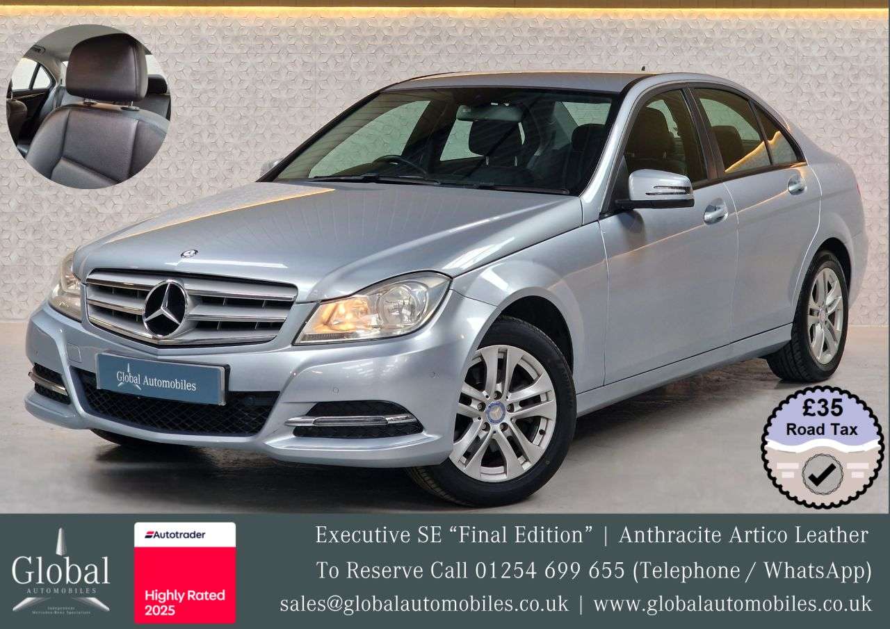 A 2014 MERCEDES-BENZ C-CLASS 2.1 C220 CDI Executive SE Saloon 4dr Diesel G-Tronic+ Euro 5 (s/s) (170 ps) A 2014 MERCEDES-BENZ C-CLASS 2.1 C220 CDI Executive SE Saloon 4dr Diesel G-Tronic+ Euro 5 (s/s) (170 ps)