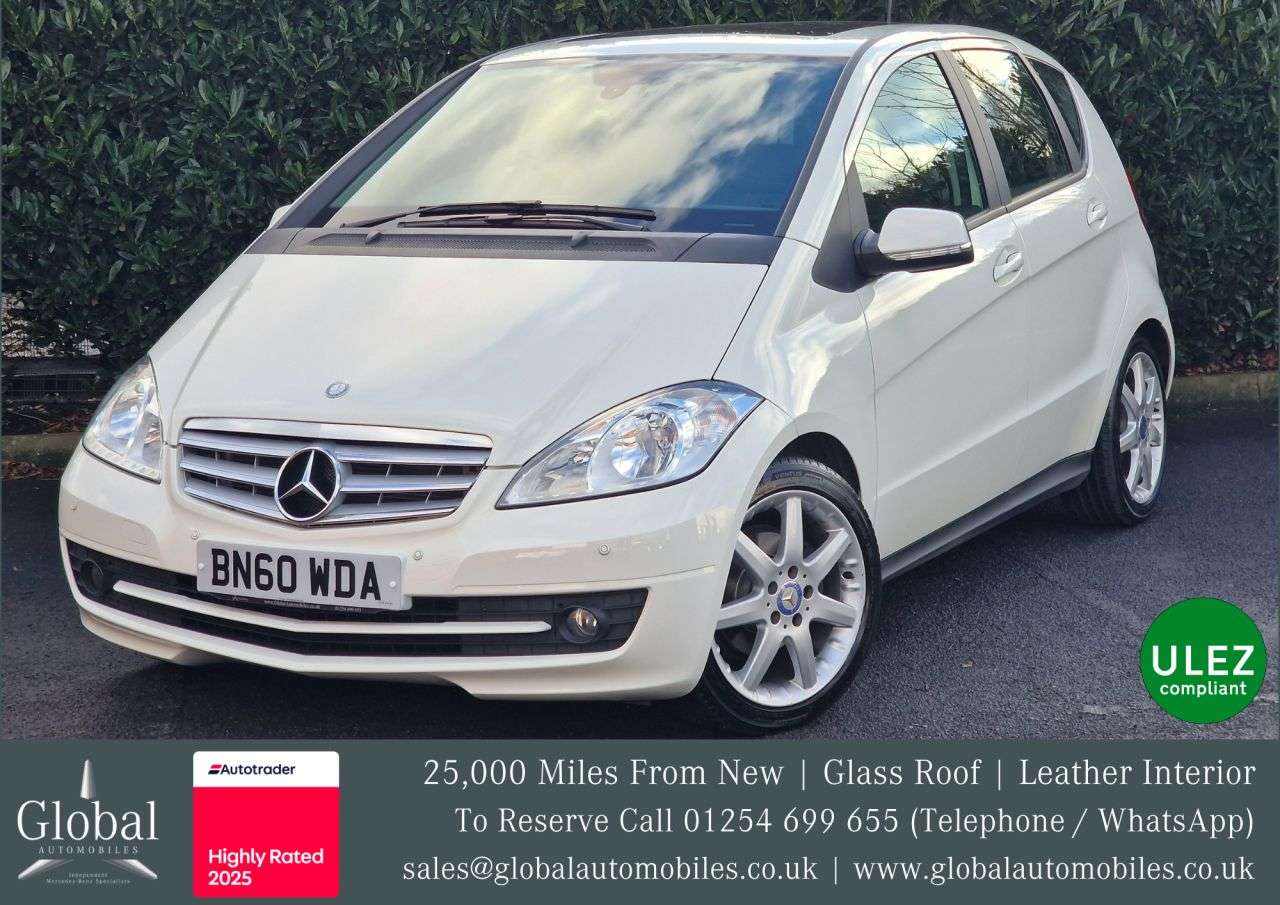 A 2010 MERCEDES-BENZ A-CLASS 1.5 A160 Classic SE Hatchback 5dr Petrol CVT (157 g/km, 95 bhp) 1 FORMER KE A 2010 MERCEDES-BENZ A-CLASS 1.5 A160 Classic SE Hatchback 5dr Petrol CVT (157 g/km, 95 bhp) 1 FORMER KE