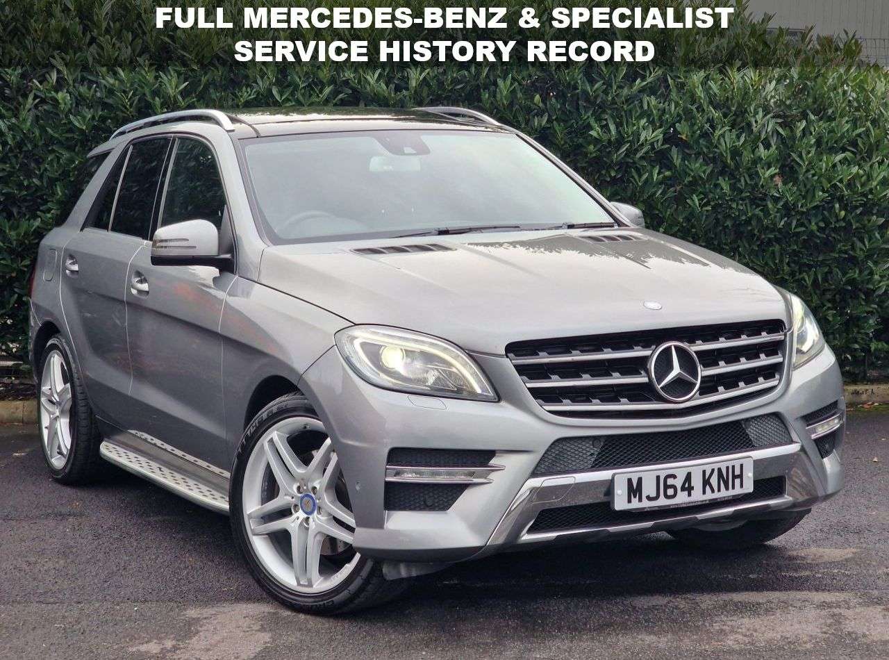 A 2014 MERCEDES-BENZ M-CLASS 3.0 ML350 V6 BlueTEC AMG Line SUV 5dr Diesel G-Tronic 4WD Euro 6 (s/s) (258 A 2014 MERCEDES-BENZ M-CLASS 3.0 ML350 V6 BlueTEC AMG Line SUV 5dr Diesel G-Tronic 4WD Euro 6 (s/s) (258