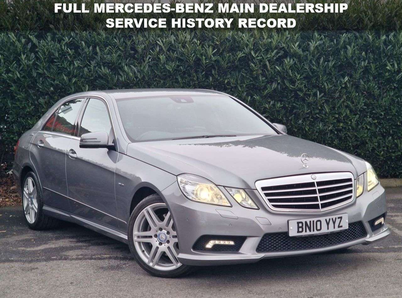A 2010 MERCEDES-BENZ E-CLASS 2.1 E200 CDI BlueEfficiency Sport Saloon 4dr Diesel Tiptronic Euro 5 (136 p A 2010 MERCEDES-BENZ E-CLASS 2.1 E200 CDI BlueEfficiency Sport Saloon 4dr Diesel Tiptronic Euro 5 (136 p