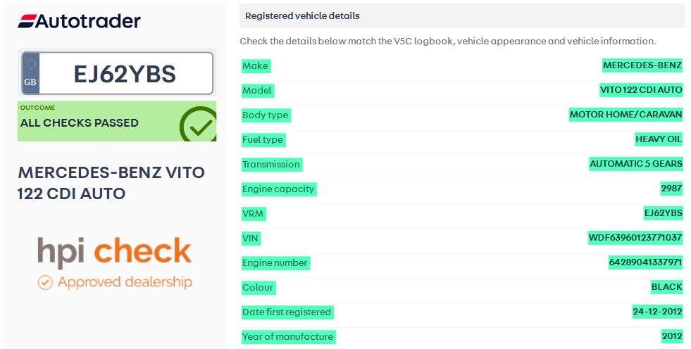 2012 MERCEDES-BENZ VITO 2012 MERCEDES-BENZ VITO