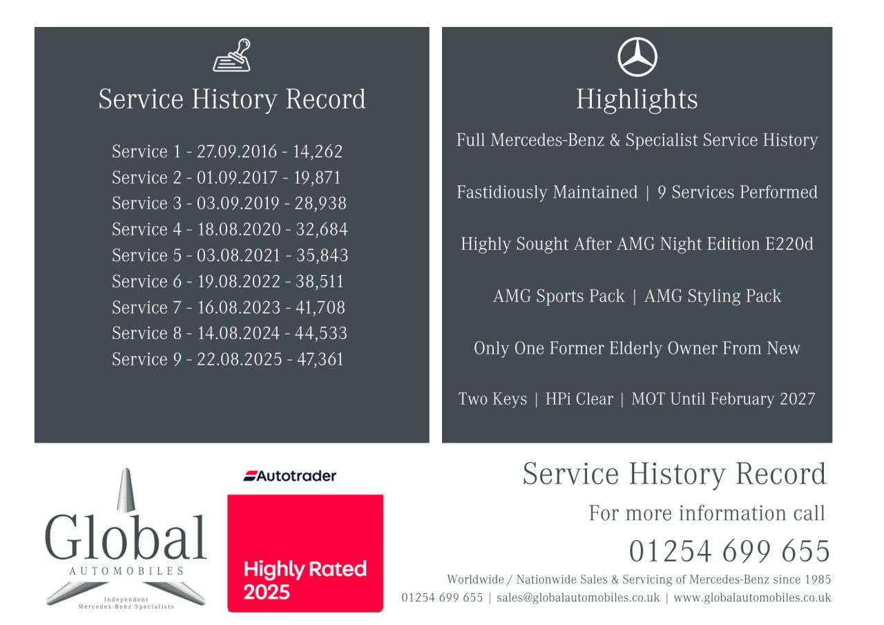 A 2015 MERCEDES-BENZ E-CLASS 2.1 E220 BlueTEC AMG Night Edition Saloon 4dr Diesel G-Tronic+ Euro 6 (s/s) A 2015 MERCEDES-BENZ E-CLASS 2.1 E220 BlueTEC AMG Night Edition Saloon 4dr Diesel G-Tronic+ Euro 6 (s/s)