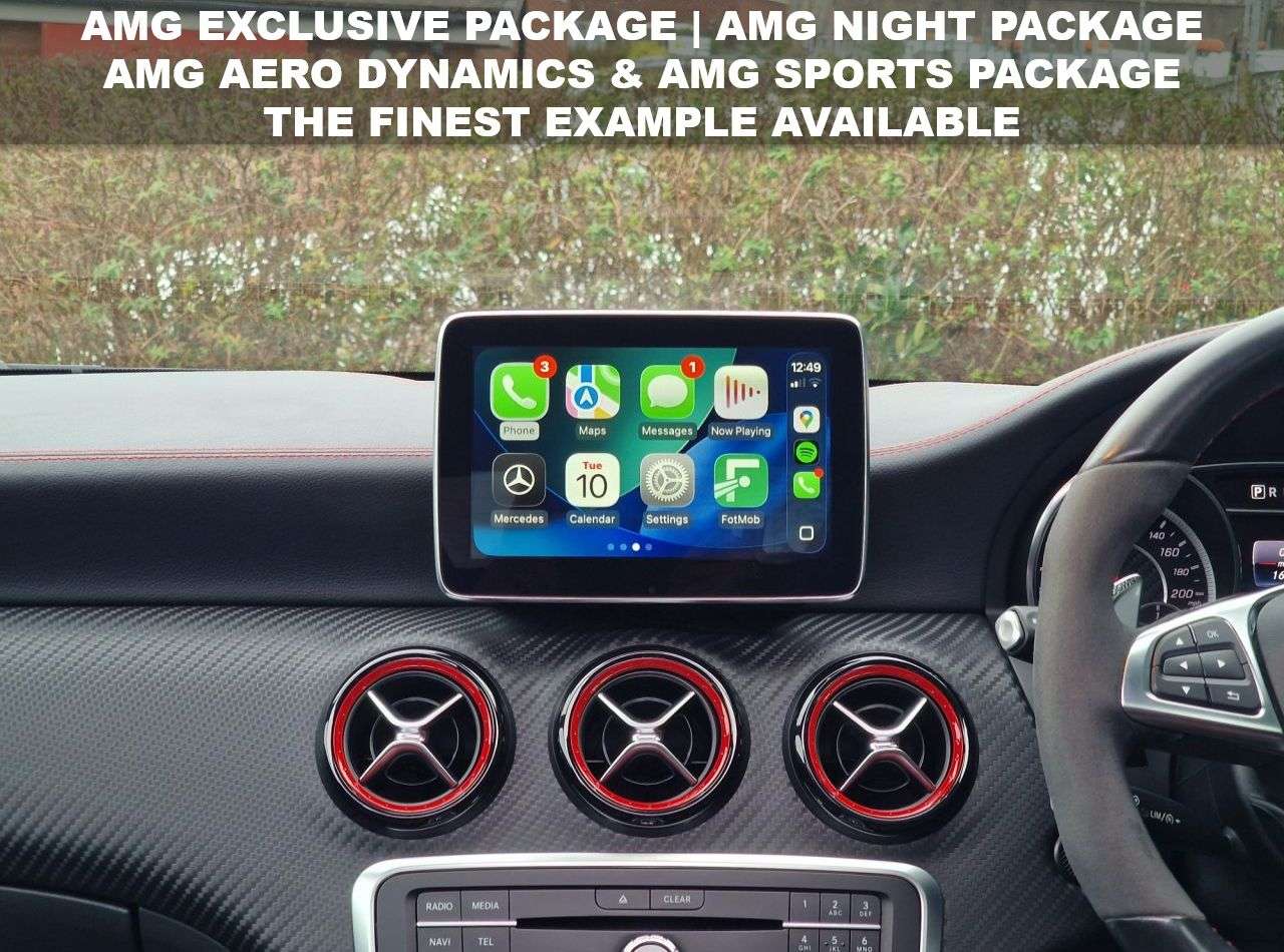 A 2016 MERCEDES-BENZ A-CLASS 2.0 A45 AMG (Premium) Hatchback 5dr Petrol SpdS DCT 4MATIC Euro 6 (s/s) (38 A 2016 MERCEDES-BENZ A-CLASS 2.0 A45 AMG (Premium) Hatchback 5dr Petrol SpdS DCT 4MATIC Euro 6 (s/s) (38