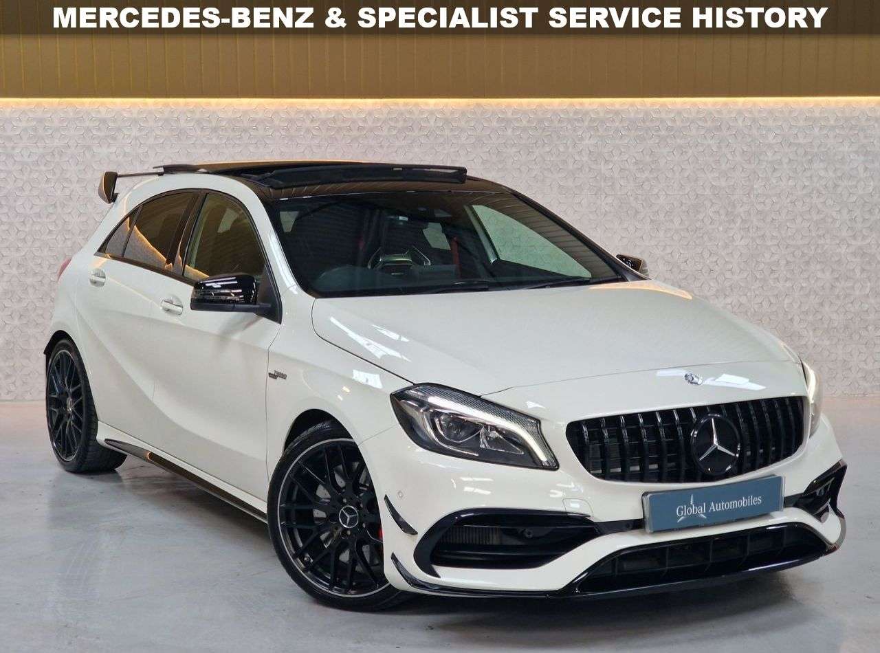 A 2016 MERCEDES-BENZ A-CLASS 2.0 A45 AMG (Premium) Hatchback 5dr Petrol SpdS DCT 4MATIC Euro 6 (s/s) (38 A 2016 MERCEDES-BENZ A-CLASS 2.0 A45 AMG (Premium) Hatchback 5dr Petrol SpdS DCT 4MATIC Euro 6 (s/s) (38