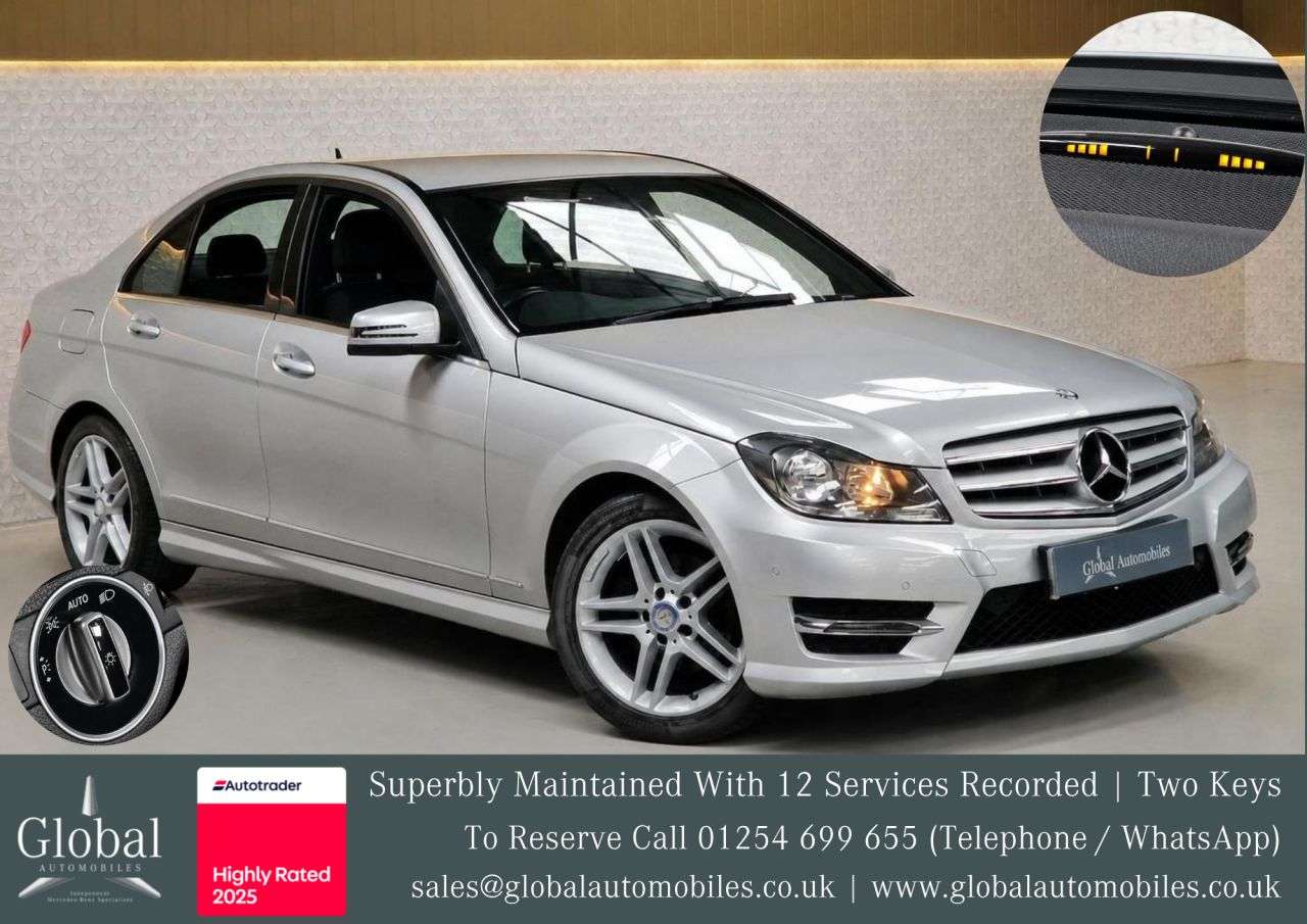 A 2013 MERCEDES-BENZ C-CLASS 2.1 C220 CDI AMG Sport Saloon 4dr Diesel G-Tronic+ Euro 5 (s/s) (170 ps) 12 A 2013 MERCEDES-BENZ C-CLASS 2.1 C220 CDI AMG Sport Saloon 4dr Diesel G-Tronic+ Euro 5 (s/s) (170 ps) 12