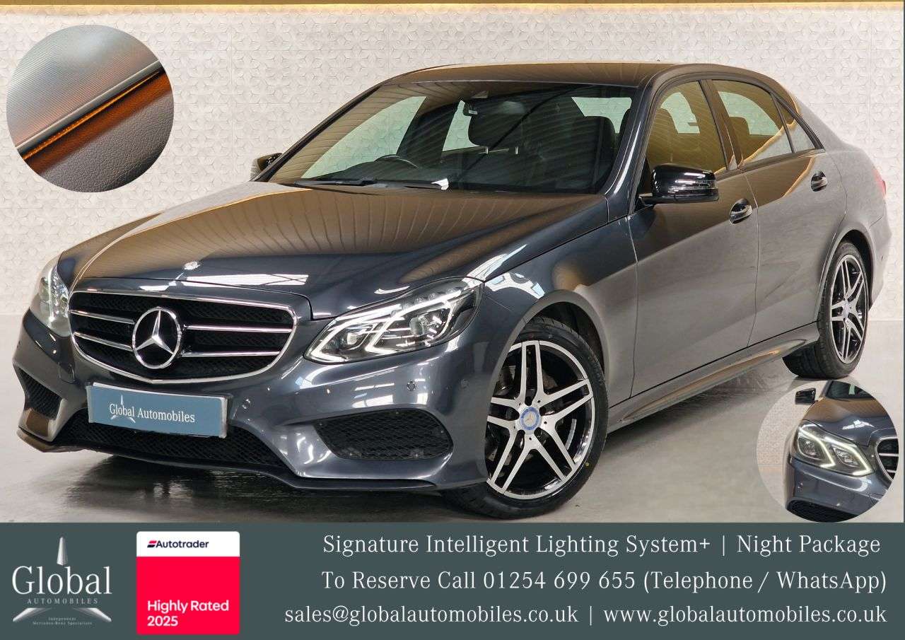 A 2015 MERCEDES-BENZ E-CLASS 2.1 E220 BlueTEC AMG Night Edition Saloon 4dr Diesel G-Tronic+ Euro 6 (s/s) A 2015 MERCEDES-BENZ E-CLASS 2.1 E220 BlueTEC AMG Night Edition Saloon 4dr Diesel G-Tronic+ Euro 6 (s/s)