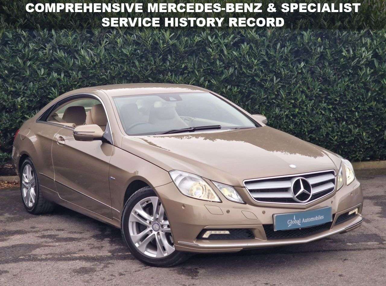 A 2009 MERCEDES-BENZ E-CLASS 3.0 E350 CDI V6 BlueEfficiency SE Coupe 2dr Diesel G-Tronic Euro 5 (231 ps) A 2009 MERCEDES-BENZ E-CLASS 3.0 E350 CDI V6 BlueEfficiency SE Coupe 2dr Diesel G-Tronic Euro 5 (231 ps)