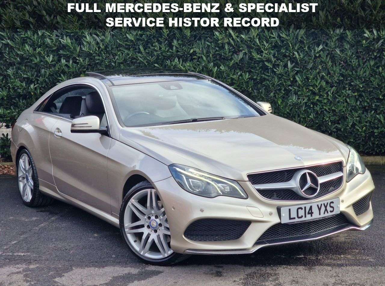 A 2014 MERCEDES-BENZ E-CLASS 2.1 E250 CDI AMG Sport Coupe 2dr Diesel G-Tronic+ Euro 5 (s/s) (204 ps) RAR A 2014 MERCEDES-BENZ E-CLASS 2.1 E250 CDI AMG Sport Coupe 2dr Diesel G-Tronic+ Euro 5 (s/s) (204 ps) RAR