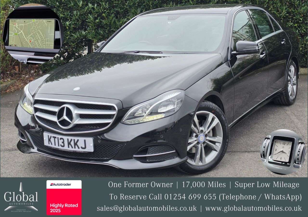 A 2013 MERCEDES-BENZ E-CLASS 2.1 E220 CDI SE Saloon 4dr Diesel G-Tronic+ Euro 5 (s/s) (170 ps) 1 FORMER A 2013 MERCEDES-BENZ E-CLASS 2.1 E220 CDI SE Saloon 4dr Diesel G-Tronic+ Euro 5 (s/s) (170 ps) 1 FORMER