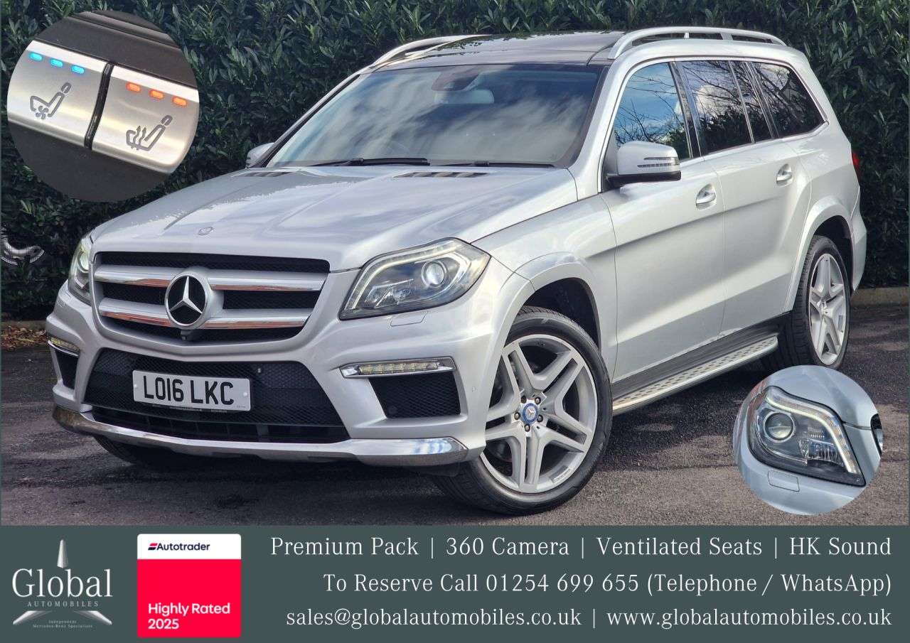 A 2016 MERCEDES-BENZ GL CLASS 3.0 GL350 V6 BlueTEC AMG Sport SUV 5dr Diesel G-Tronic+ 4WD Euro 6 (s/s) (2 A 2016 MERCEDES-BENZ GL CLASS 3.0 GL350 V6 BlueTEC AMG Sport SUV 5dr Diesel G-Tronic+ 4WD Euro 6 (s/s) (2