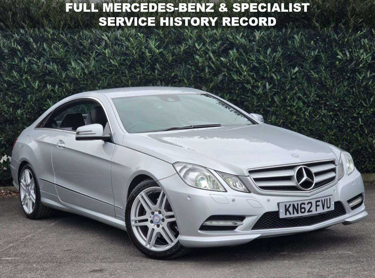 A 2012 MERCEDES-BENZ E-CLASS 2.1 E250 CDI BlueEfficiency Sport Coupe 2dr Diesel G-Tronic+ Euro 5 (s/s) ( A 2012 MERCEDES-BENZ E-CLASS 2.1 E250 CDI BlueEfficiency Sport Coupe 2dr Diesel G-Tronic+ Euro 5 (s/s) (