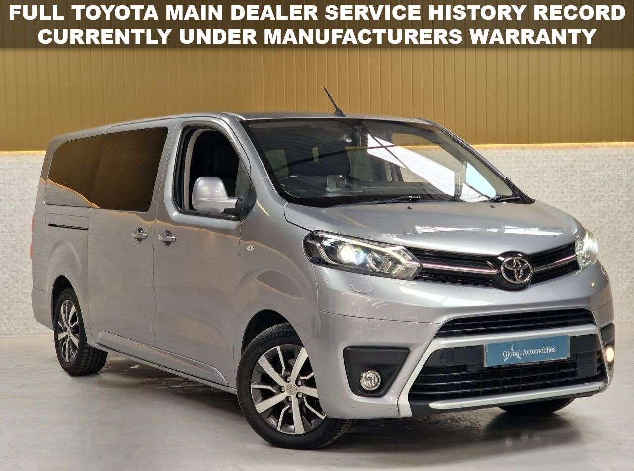 A 2019 TOYOTA PROACE VERSO 2.0D VIP Long MPV 5dr Diesel Auto LWB Euro 6 (s/s) (7 Seat) (180 ps) SUPER A 2019 TOYOTA PROACE VERSO 2.0D VIP Long MPV 5dr Diesel Auto LWB Euro 6 (s/s) (7 Seat) (180 ps) SUPER