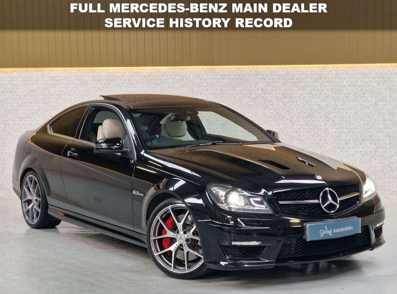A 2013 MERCEDES-BENZ C-CLASS 6.3 C63 V8 AMG Edition 507 Coupe 2dr Petrol SpdS MCT Euro 5 (507 ps) POSSIB A 2013 MERCEDES-BENZ C-CLASS 6.3 C63 V8 AMG Edition 507 Coupe 2dr Petrol SpdS MCT Euro 5 (507 ps) POSSIB