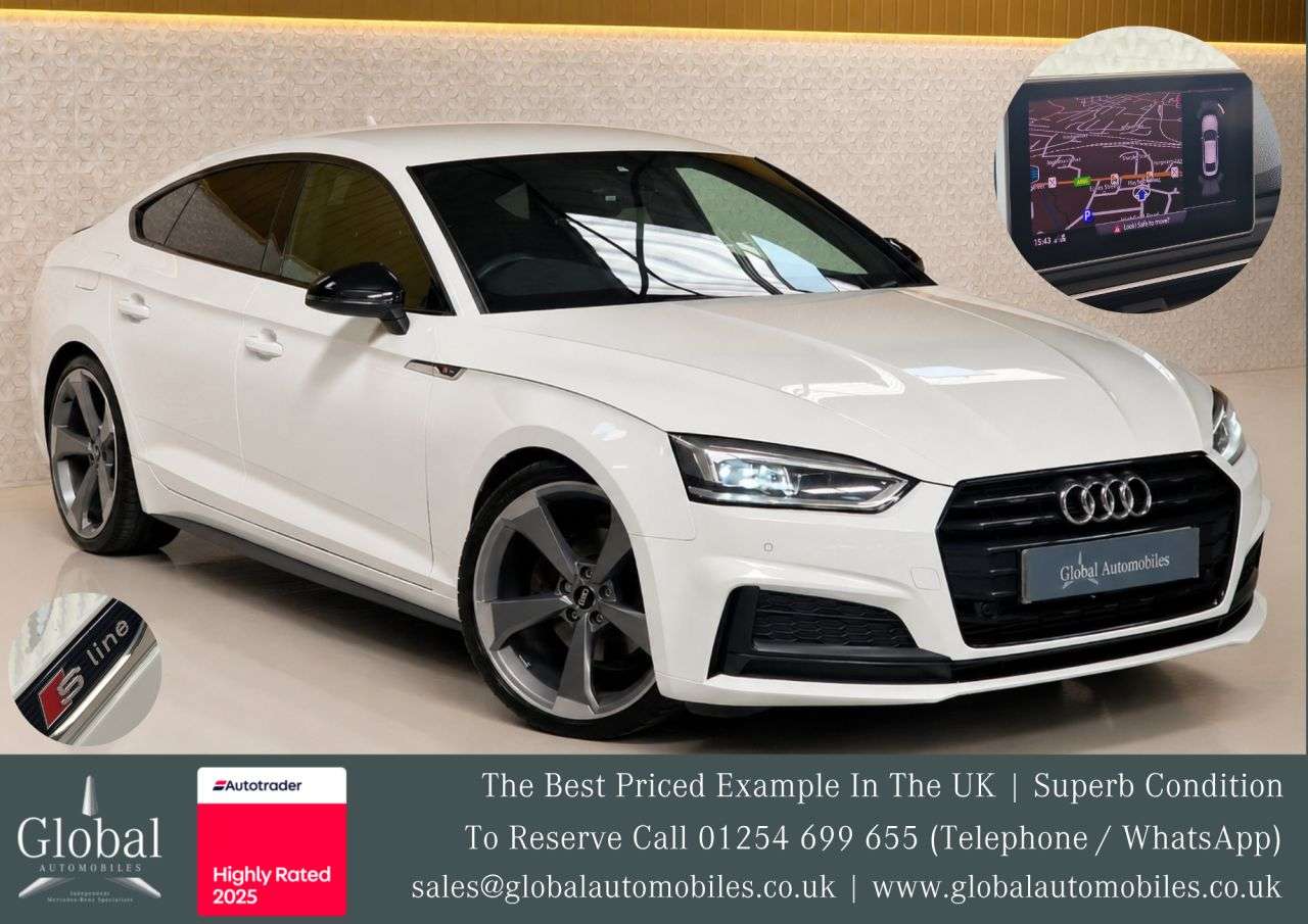 A 2020 AUDI A5 2.0 TFSI 35 Black Edition Sportback 5dr Petrol S Tronic Euro 6 (s/s) (150 p A 2020 AUDI A5 2.0 TFSI 35 Black Edition Sportback 5dr Petrol S Tronic Euro 6 (s/s) (150 p