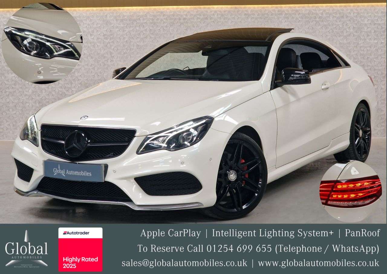 A 2016 MERCEDES-BENZ E-CLASS 3.0 E350d V6 AMG Line Edition Coupe 2dr Diesel G-Tronic+ Euro 6 (s/s) (258 A 2016 MERCEDES-BENZ E-CLASS 3.0 E350d V6 AMG Line Edition Coupe 2dr Diesel G-Tronic+ Euro 6 (s/s) (258