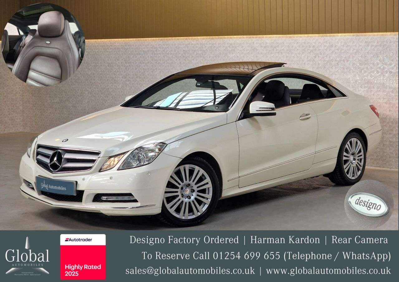A 2012 MERCEDES-BENZ E-CLASS 2.1 E250 CDI BlueEfficiency SE Coupe 2dr Diesel G-Tronic+ Euro 5 (s/s) (204 A 2012 MERCEDES-BENZ E-CLASS 2.1 E250 CDI BlueEfficiency SE Coupe 2dr Diesel G-Tronic+ Euro 5 (s/s) (204