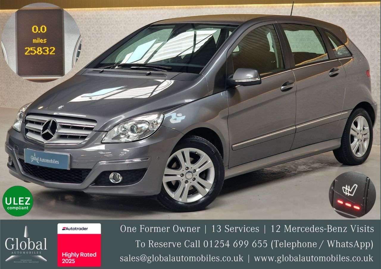 A 2011 MERCEDES-BENZ B-CLASS 1.5 B160 SE MPV 5dr Petrol CVT (168 g/km, 95 bhp) MEGA LOW MILEAGE | 25,000 A 2011 MERCEDES-BENZ B-CLASS 1.5 B160 SE MPV 5dr Petrol CVT (168 g/km, 95 bhp) MEGA LOW MILEAGE | 25,000