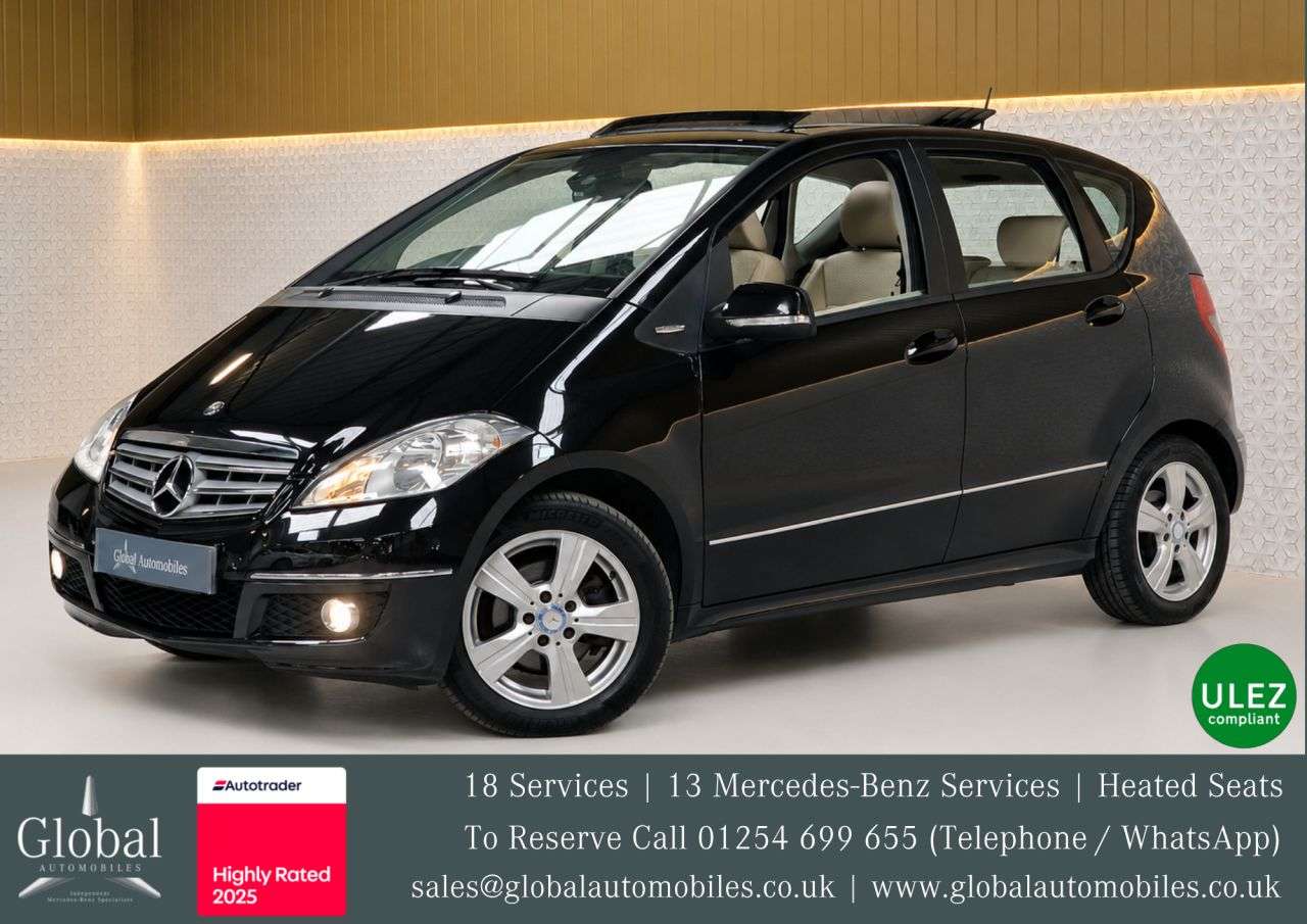 A 2010 MERCEDES-BENZ A-CLASS 1.7 A180 Avantgarde SE Hatchback 5dr Petrol CVT (166 g/km, 116 bhp) 16 SERV A 2010 MERCEDES-BENZ A-CLASS 1.7 A180 Avantgarde SE Hatchback 5dr Petrol CVT (166 g/km, 116 bhp) 16 SERV