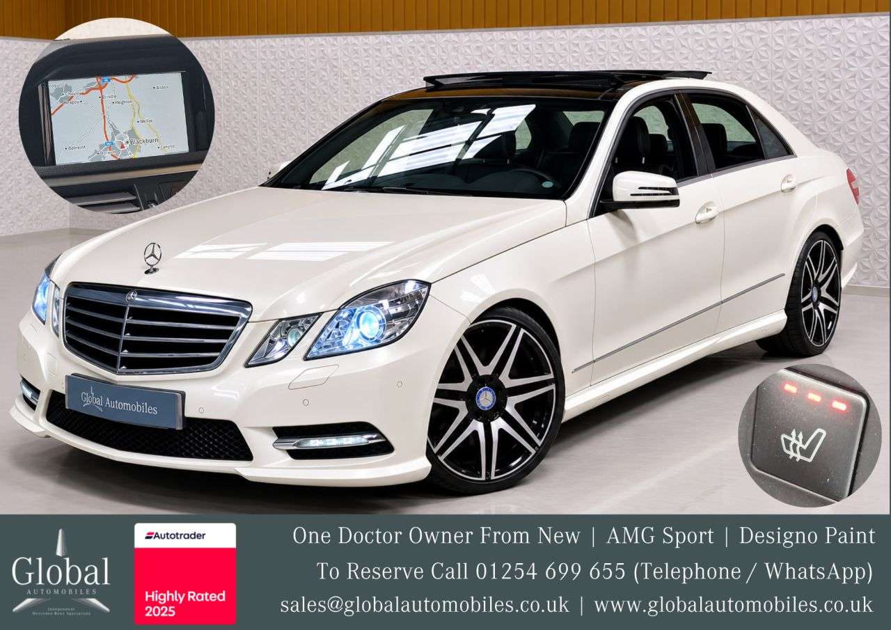 A 2012 MERCEDES-BENZ E-CLASS 2.1 E250 CDI BlueEfficiency Sport Saloon 4dr Diesel G-Tronic+ Euro 5 (s/s) A 2012 MERCEDES-BENZ E-CLASS 2.1 E250 CDI BlueEfficiency Sport Saloon 4dr Diesel G-Tronic+ Euro 5 (s/s)
