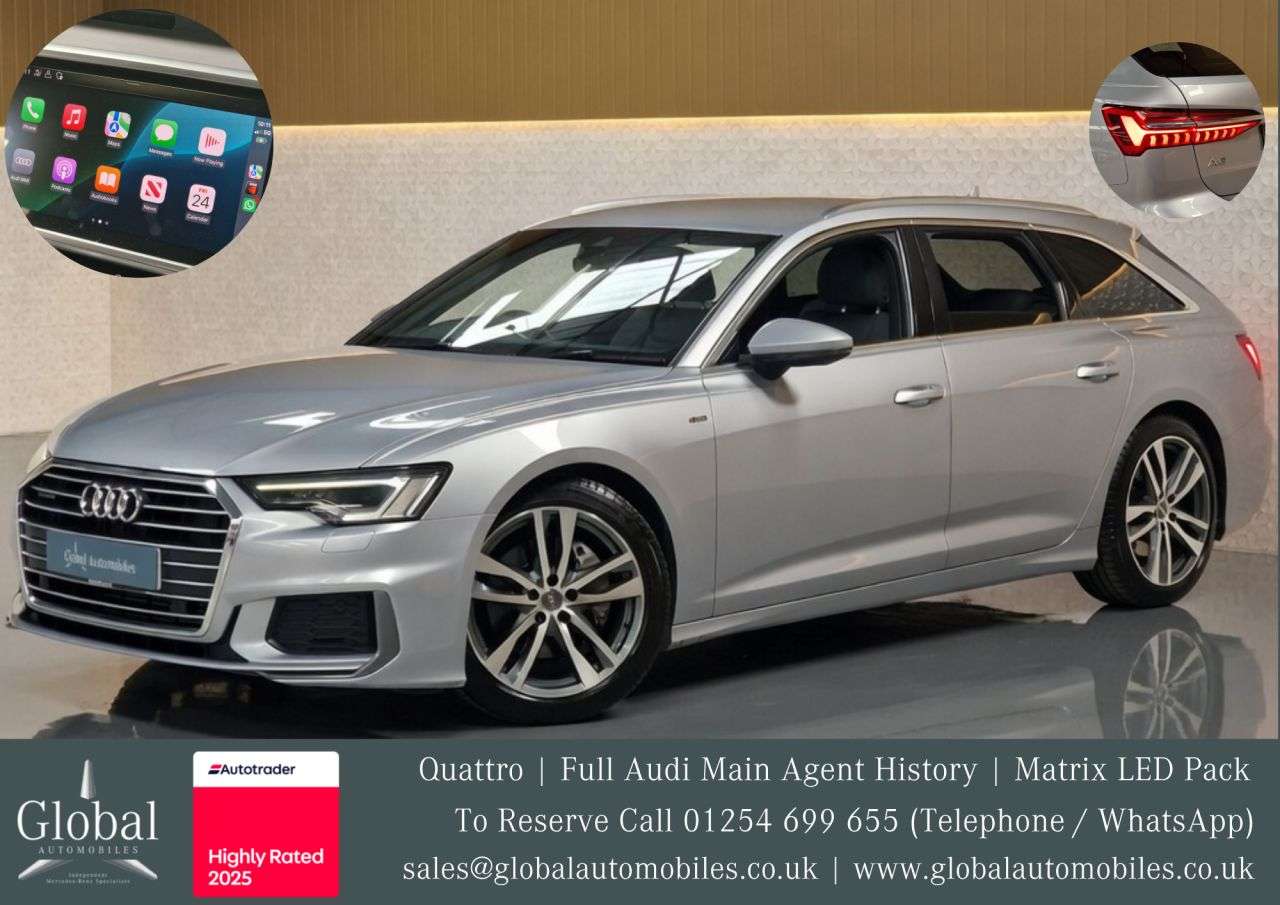 A 2019 AUDI A6 AVANT 2.0 TFSI 45 S line Estate 5dr Petrol S Tronic quattro Euro 6 (s/s) (245 ps) A 2019 AUDI A6 AVANT 2.0 TFSI 45 S line Estate 5dr Petrol S Tronic quattro Euro 6 (s/s) (245 ps)