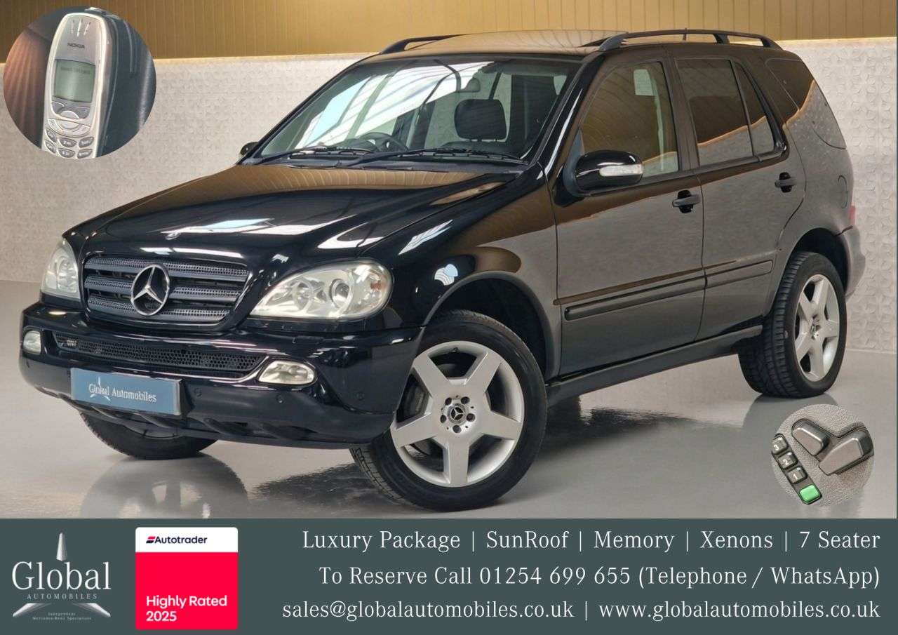 A 2003 MERCEDES-BENZ M-CLASS 2.7 ML270 CDI SUV 5dr Diesel Automatic (250 g/km, 163 bhp) £4000 SERVIC PER A 2003 MERCEDES-BENZ M-CLASS 2.7 ML270 CDI SUV 5dr Diesel Automatic (250 g/km, 163 bhp) £4000 SERVIC PER