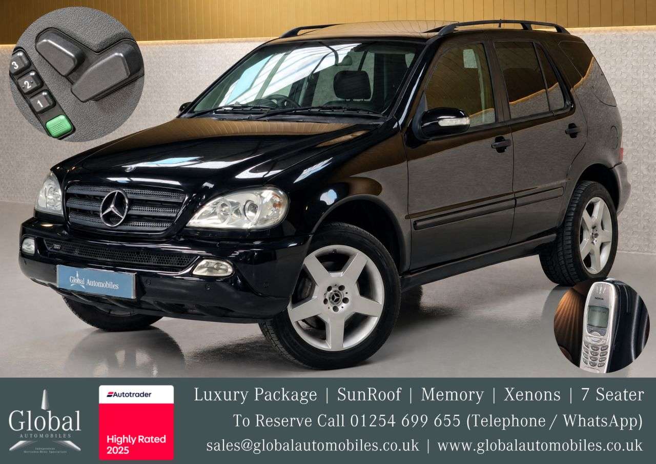 A 2003 MERCEDES-BENZ M CLASS 2.7 ML270 CDI SUV 5dr Diesel Automatic (250 g/km, 163 bhp) £4000 SERVICE PE A 2003 MERCEDES-BENZ M CLASS 2.7 ML270 CDI SUV 5dr Diesel Automatic (250 g/km, 163 bhp) £4000 SERVICE PE