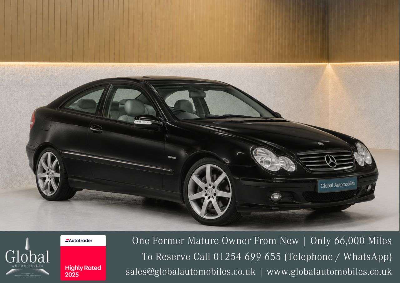A 2006 MERCEDES-BENZ C-CLASS 2.5 C230 SE Coupe 2dr Petrol 7G-Tronic (222 g/km, 204 bhp) VERY SPECIAL | 1 A 2006 MERCEDES-BENZ C-CLASS 2.5 C230 SE Coupe 2dr Petrol 7G-Tronic (222 g/km, 204 bhp) VERY SPECIAL | 1