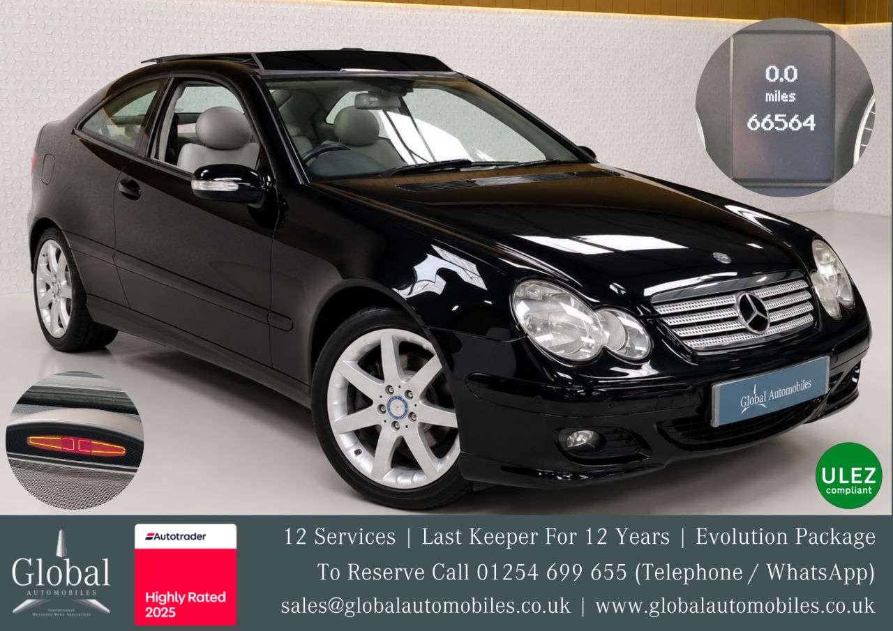 A 2006 MERCEDES-BENZ C-CLASS 2.5 C230 SE Coupe 2dr Petrol 7G-Tronic (222 g/km, 204 bhp) VERY SPECIAL | 1 A 2006 MERCEDES-BENZ C-CLASS 2.5 C230 SE Coupe 2dr Petrol 7G-Tronic (222 g/km, 204 bhp) VERY SPECIAL | 1