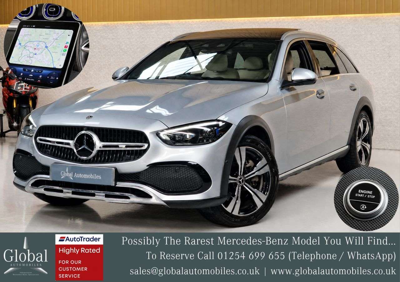 A 2022 MERCEDES-BENZ C CLASS 2.0 C220dh MHEV Premium Plus All-Terrain Estate 5dr Diesel Hybrid G-Tronic+ A 2022 MERCEDES-BENZ C CLASS 2.0 C220dh MHEV Premium Plus All-Terrain Estate 5dr Diesel Hybrid G-Tronic+