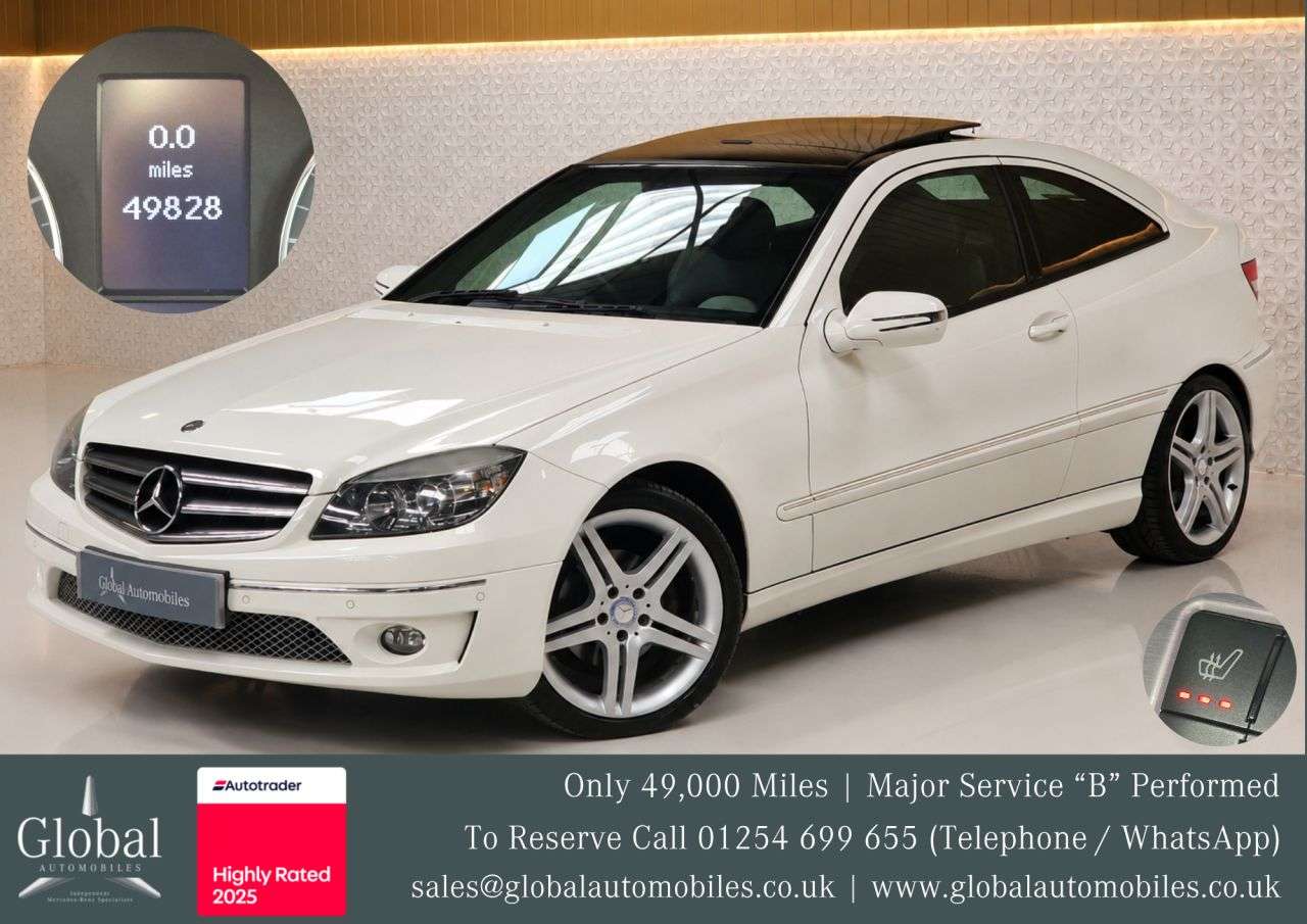 A 2008 MERCEDES-BENZ CLC CLASS 2.1 CLC220 CDI Sport Coupe 3dr Diesel Auto Euro 4 (150 ps) THE FINEST CLC E A 2008 MERCEDES-BENZ CLC CLASS 2.1 CLC220 CDI Sport Coupe 3dr Diesel Auto Euro 4 (150 ps) THE FINEST CLC E