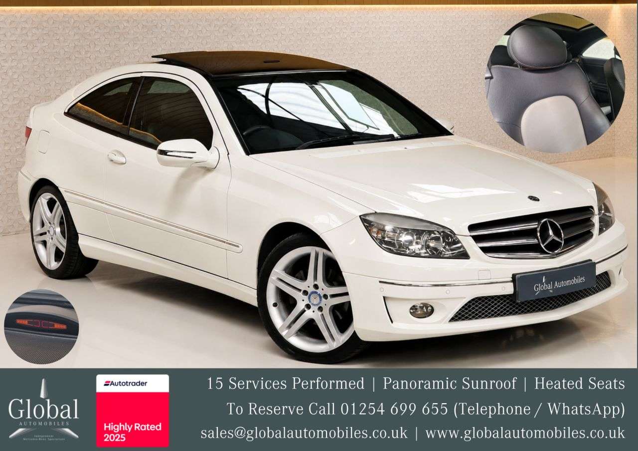 A 2008 MERCEDES-BENZ CLC CLASS 2.1 CLC220 CDI Sport Coupe 3dr Diesel Auto Euro 4 (150 ps) THE FINEST CLC E A 2008 MERCEDES-BENZ CLC CLASS 2.1 CLC220 CDI Sport Coupe 3dr Diesel Auto Euro 4 (150 ps) THE FINEST CLC E