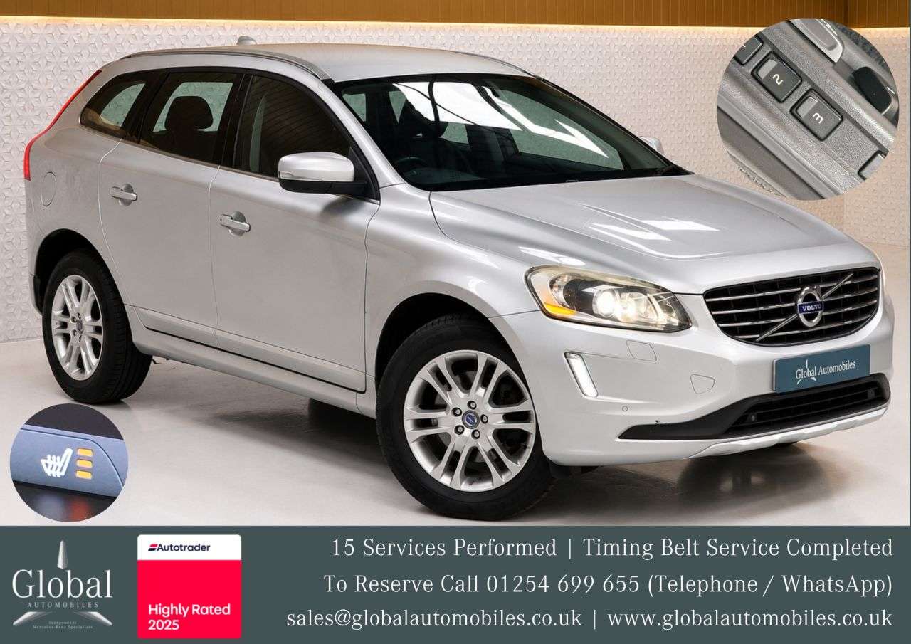 A 2013 VOLVO XC60 2.4 D5 SE Lux Nav SUV 5dr Diesel Geartronic AWD Euro 5 (215 ps) 15 SERVICES A 2013 VOLVO XC60 2.4 D5 SE Lux Nav SUV 5dr Diesel Geartronic AWD Euro 5 (215 ps) 15 SERVICES