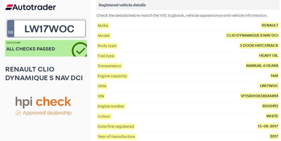 2017 RENAULT CLIO 2017 RENAULT CLIO