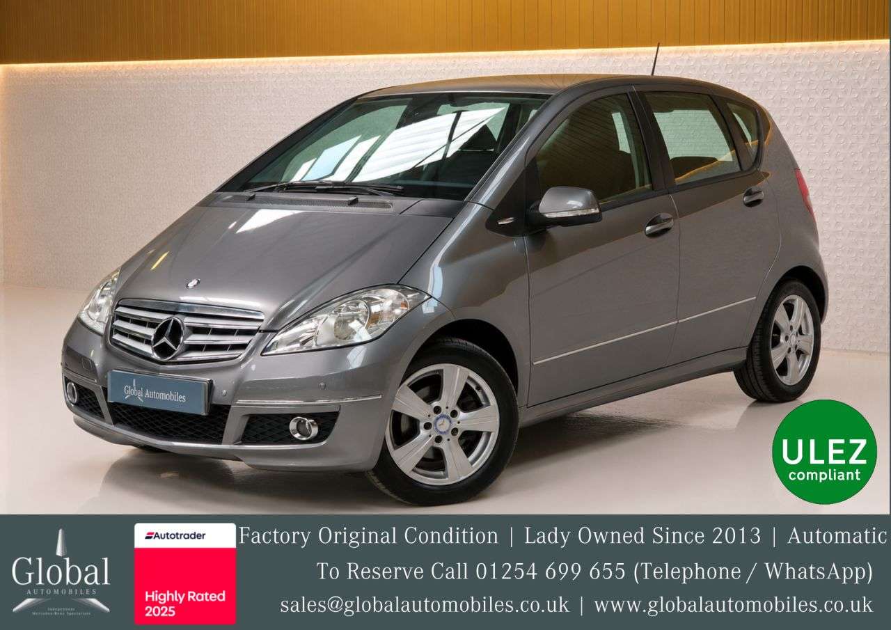 A 2012 MERCEDES-BENZ A-CLASS 1.5 A160 Avantgarde SE Hatchback 5dr Petrol CVT (164 g/km, 95 bhp) LADY OWN A 2012 MERCEDES-BENZ A-CLASS 1.5 A160 Avantgarde SE Hatchback 5dr Petrol CVT (164 g/km, 95 bhp) LADY OWN