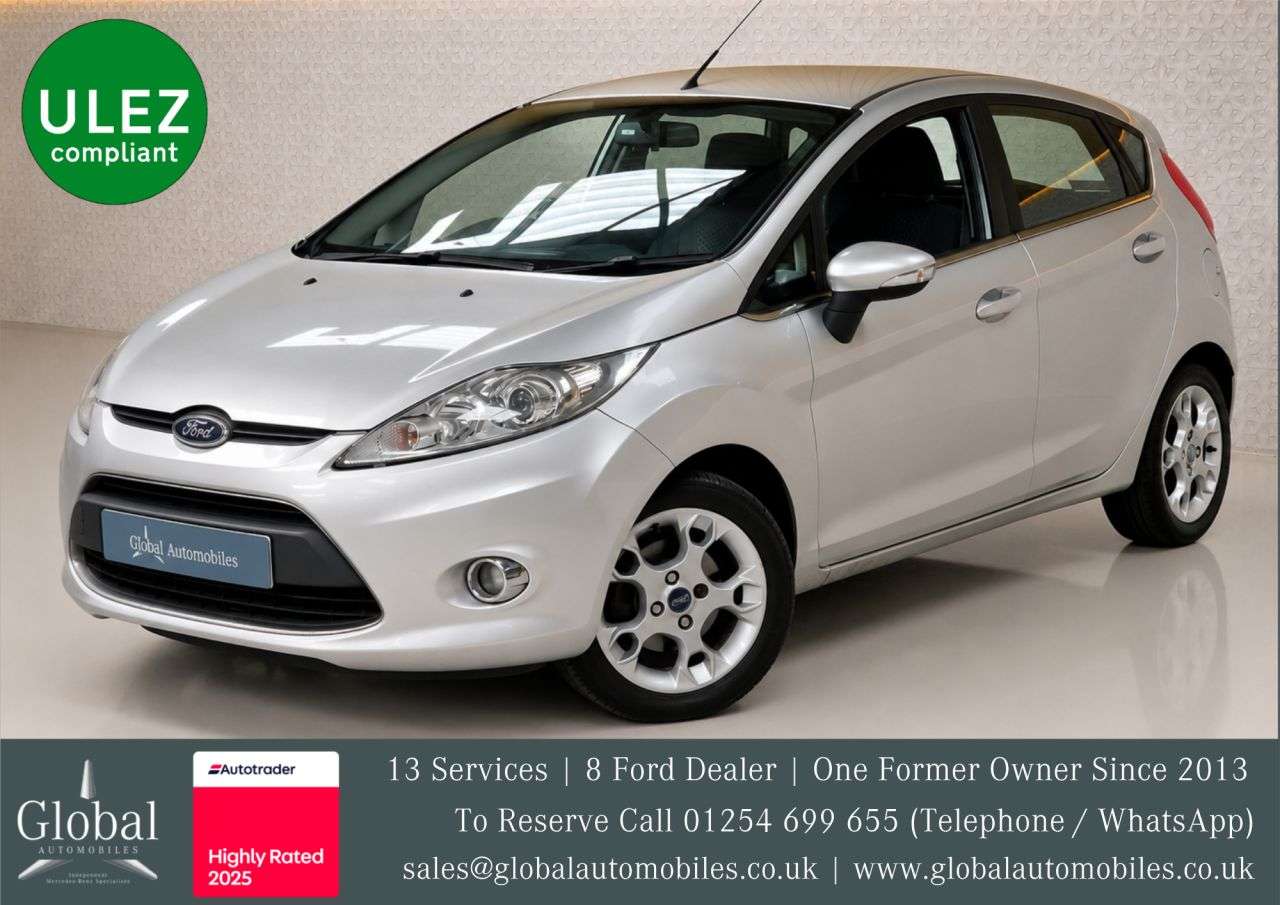 A 2012 FORD FIESTA 1.25 Zetec Hatchback 5dr Petrol Manual (129 g/km, 81 bhp) 13 SERVICES | 8 F A 2012 FORD FIESTA 1.25 Zetec Hatchback 5dr Petrol Manual (129 g/km, 81 bhp) 13 SERVICES | 8 F