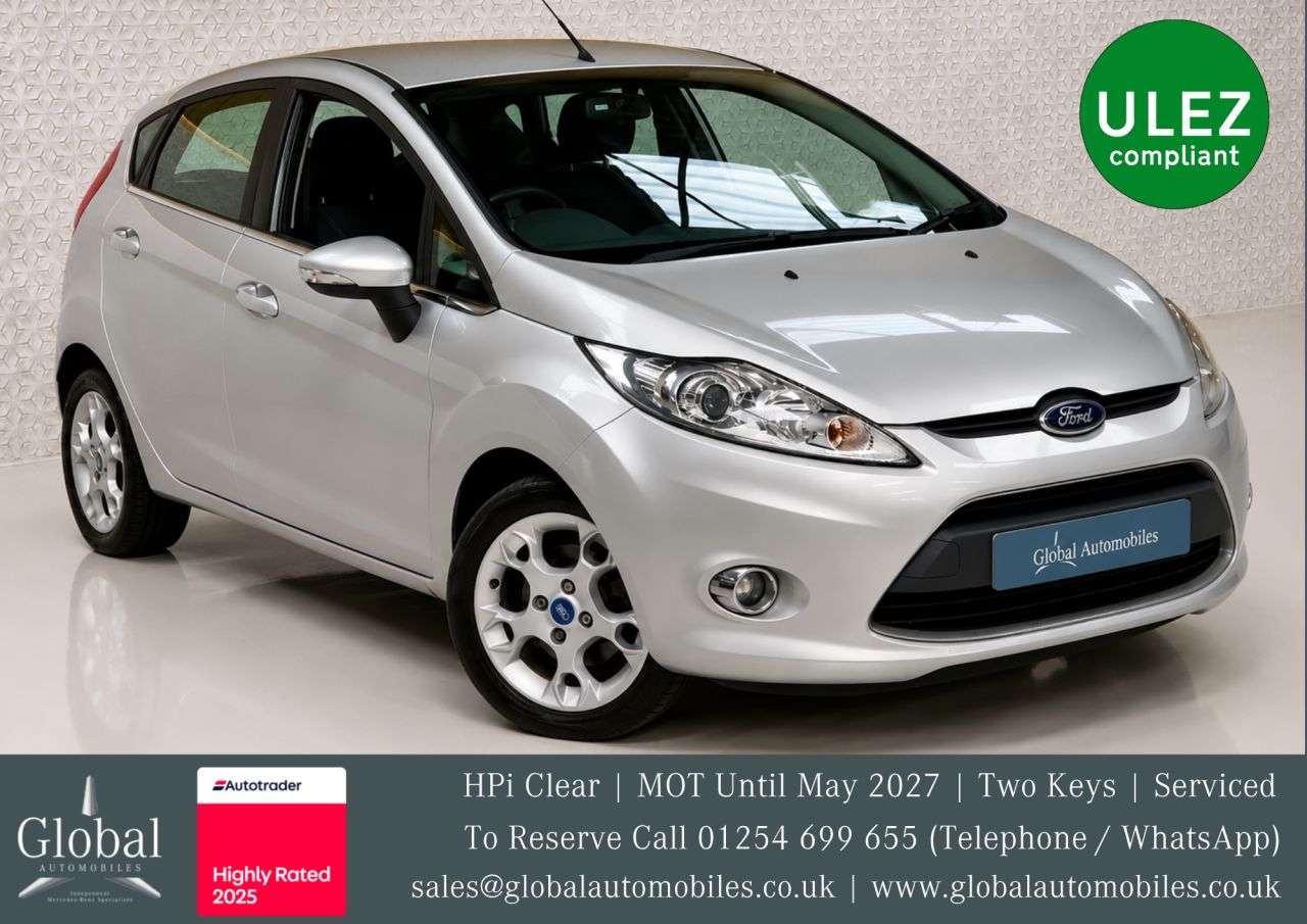 A 2012 FORD FIESTA 1.25 Zetec Hatchback 5dr Petrol Manual (129 g/km, 81 bhp) 13 SERVICES | 8 F A 2012 FORD FIESTA 1.25 Zetec Hatchback 5dr Petrol Manual (129 g/km, 81 bhp) 13 SERVICES | 8 F