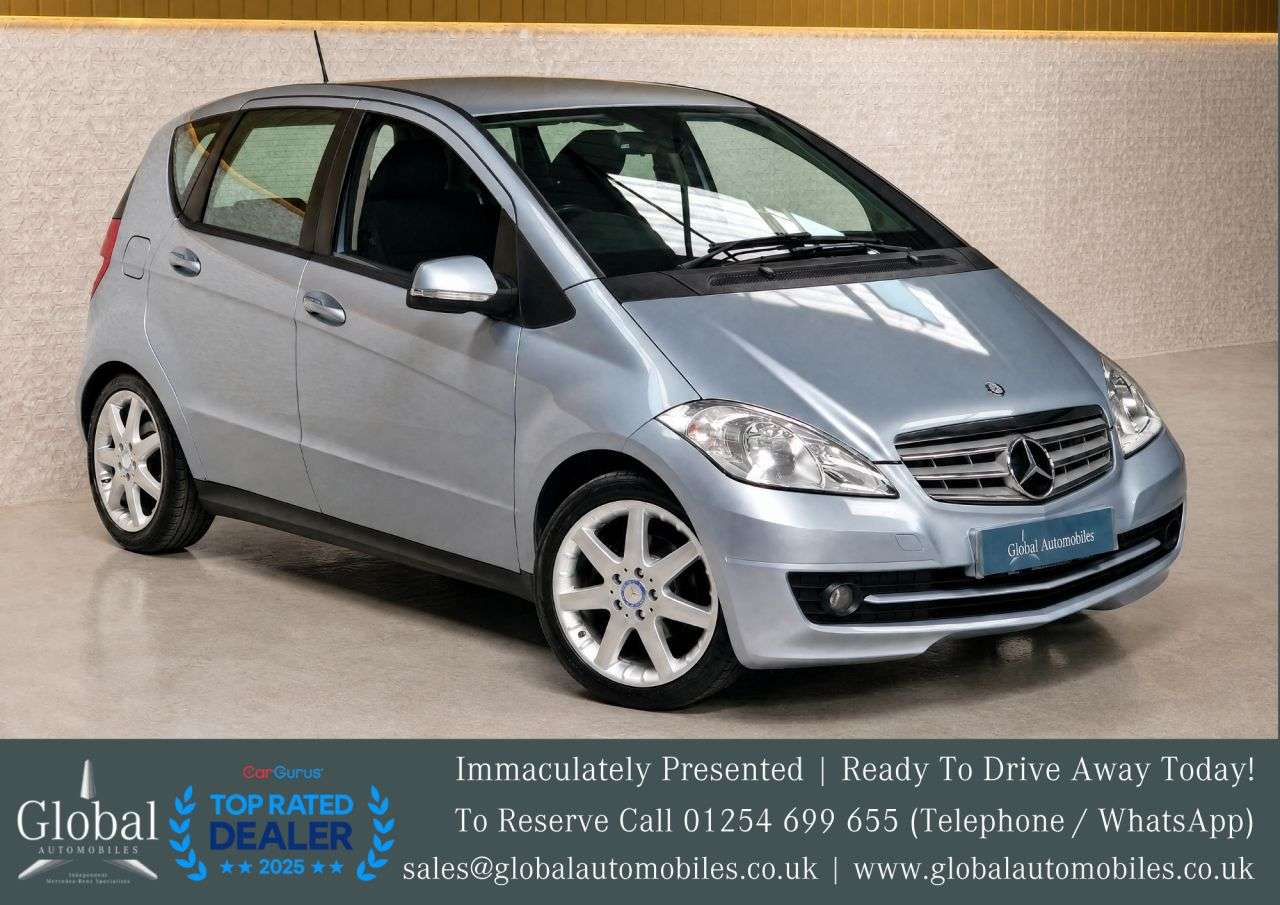 A 2011 MERCEDES-BENZ A-CLASS 1.5 A160 Classic SE Hatchback 5dr Petrol CVT (157 g/km, 95 bhp) 14 SERVICES A 2011 MERCEDES-BENZ A-CLASS 1.5 A160 Classic SE Hatchback 5dr Petrol CVT (157 g/km, 95 bhp) 14 SERVICES