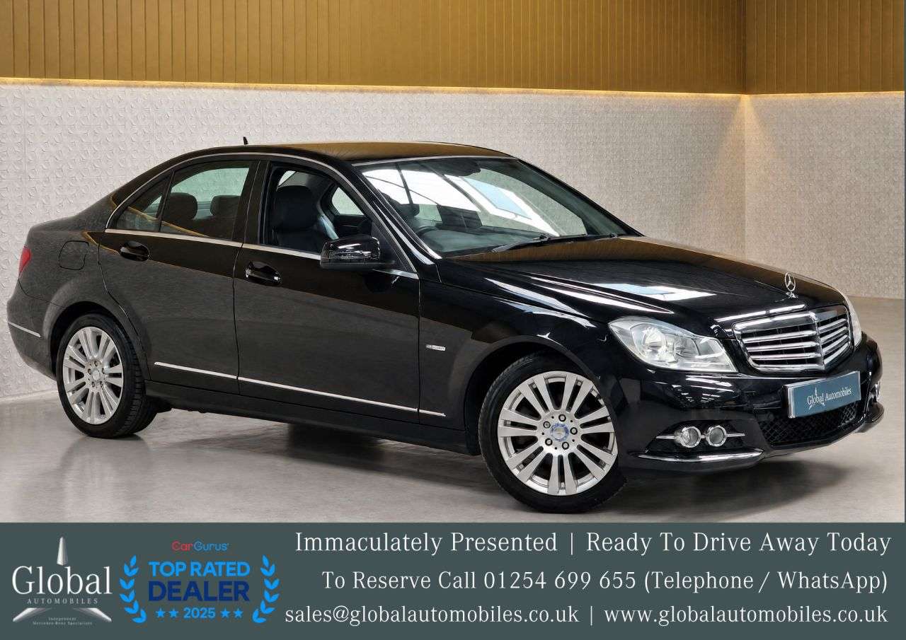 A 2012 MERCEDES-BENZ C-CLASS 1.8 C180 BlueEfficiency Elegance Saloon 4dr Petrol G-Tronic+ Euro 5 (s/s) ( A 2012 MERCEDES-BENZ C-CLASS 1.8 C180 BlueEfficiency Elegance Saloon 4dr Petrol G-Tronic+ Euro 5 (s/s) (