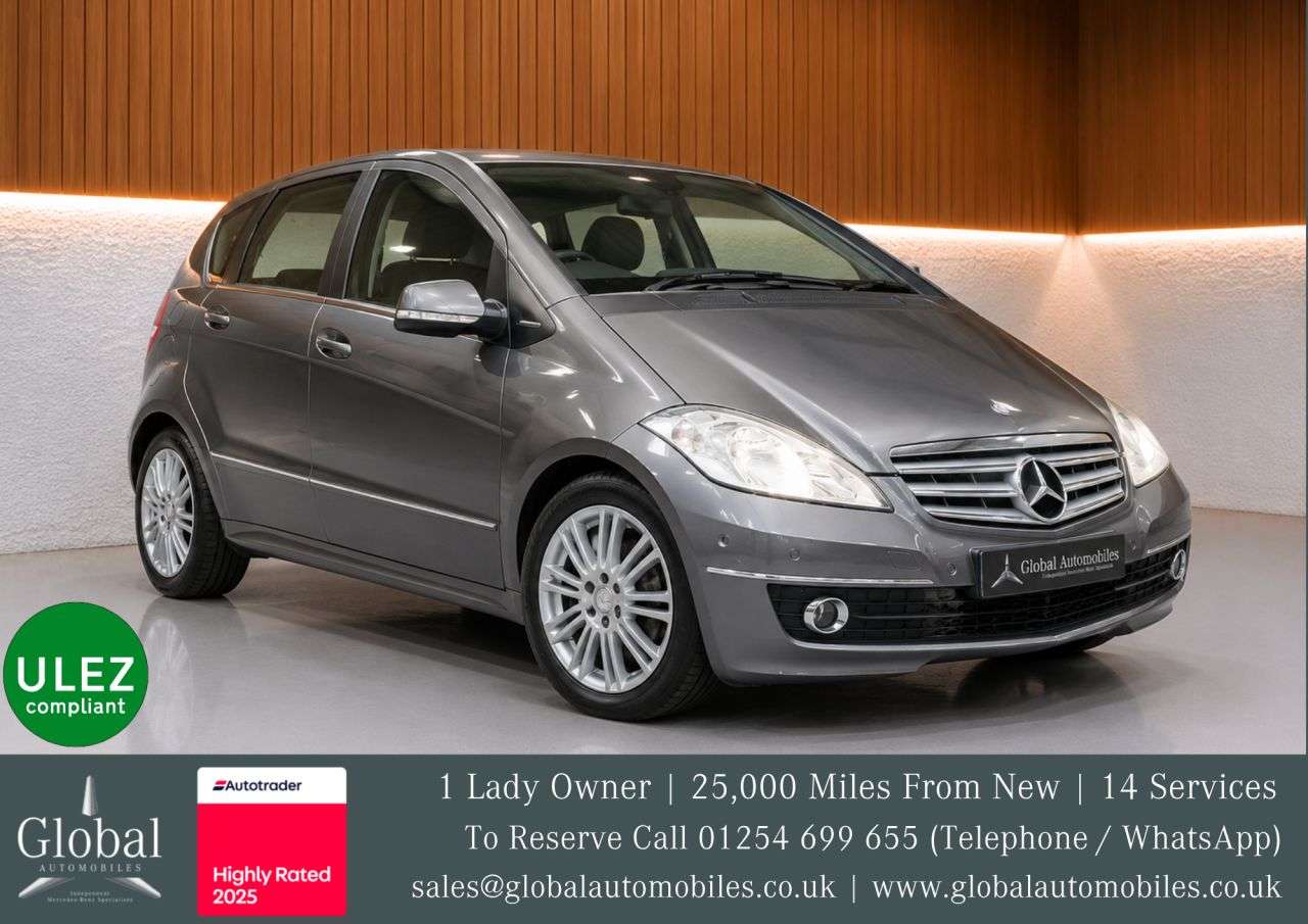 A 2008 MERCEDES-BENZ A-CLASS 1.5 A150 Elegance SE Hatchback 5dr Petrol Manual (155 g/km, 95 bhp) 1 LADY A 2008 MERCEDES-BENZ A-CLASS 1.5 A150 Elegance SE Hatchback 5dr Petrol Manual (155 g/km, 95 bhp) 1 LADY