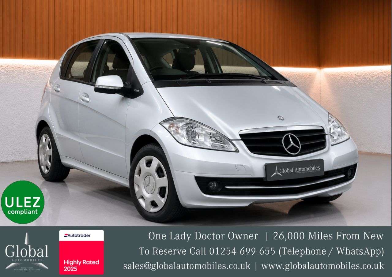 A 2009 MERCEDES-BENZ A-CLASS 1.5 A160 BlueEfficiency Classic SE Hatchback 5dr Petrol Manual (139 g/km, 9 A 2009 MERCEDES-BENZ A-CLASS 1.5 A160 BlueEfficiency Classic SE Hatchback 5dr Petrol Manual (139 g/km, 9