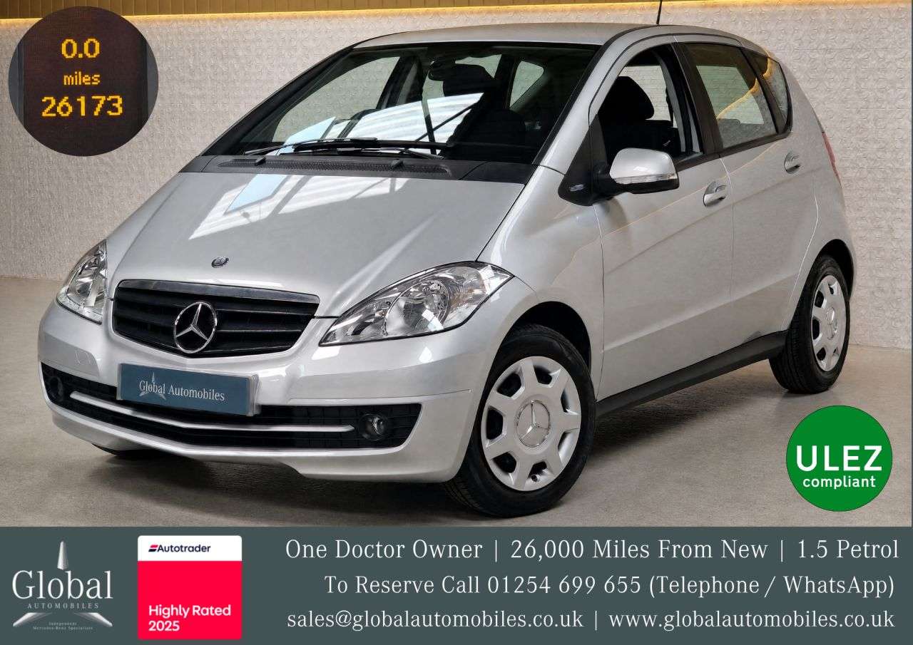 A 2009 MERCEDES-BENZ A-CLASS 1.5 A160 BlueEfficiency Classic SE Hatchback 5dr Petrol Manual (139 g/km, 9 A 2009 MERCEDES-BENZ A-CLASS 1.5 A160 BlueEfficiency Classic SE Hatchback 5dr Petrol Manual (139 g/km, 9