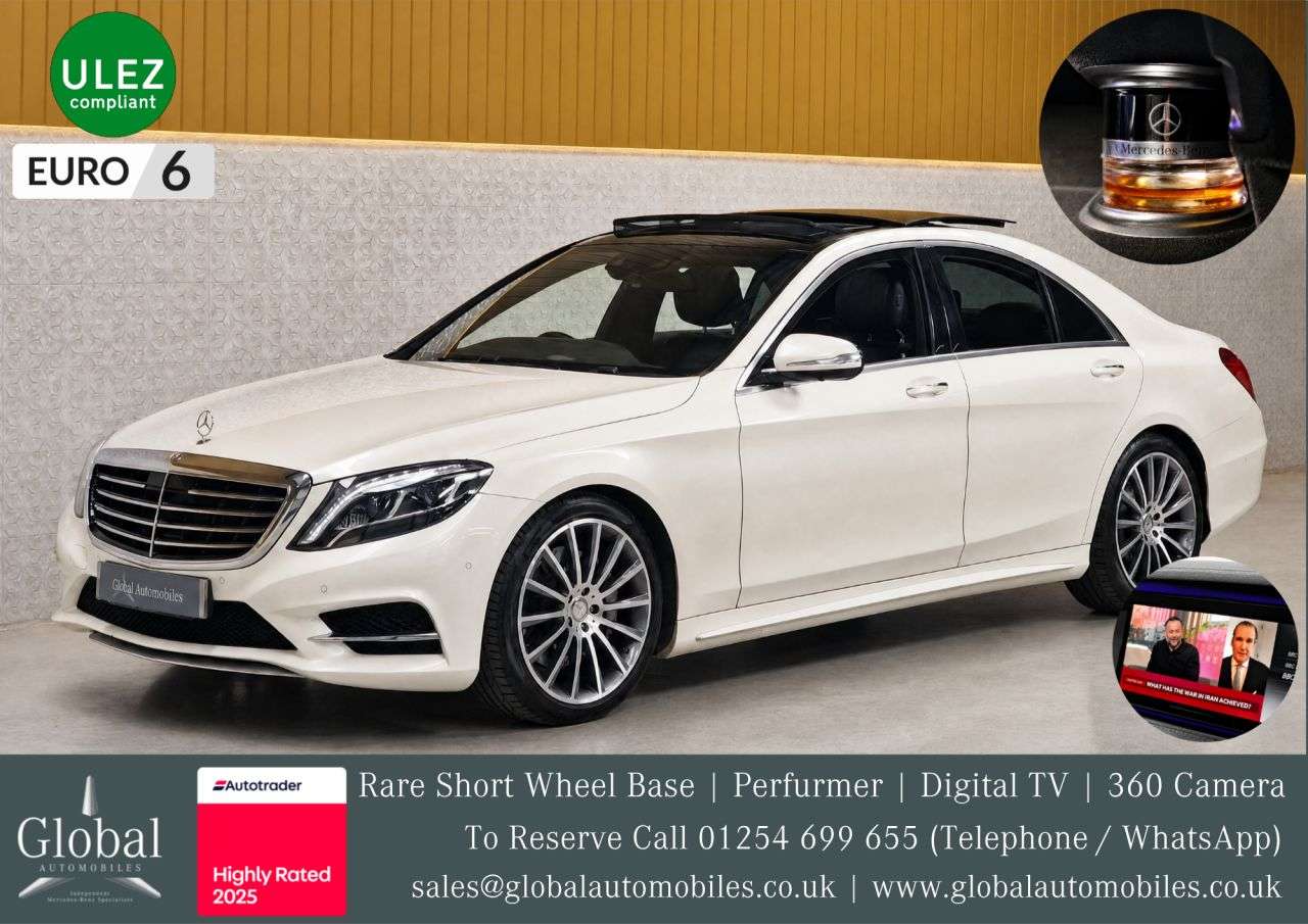 A 2015 MERCEDES-BENZ S-CLASS 3.0 S350d V6 AMG Line Saloon 4dr Diesel G-Tronic+ Euro 6 (s/s) (258 ps) PAN A 2015 MERCEDES-BENZ S-CLASS 3.0 S350d V6 AMG Line Saloon 4dr Diesel G-Tronic+ Euro 6 (s/s) (258 ps) PAN