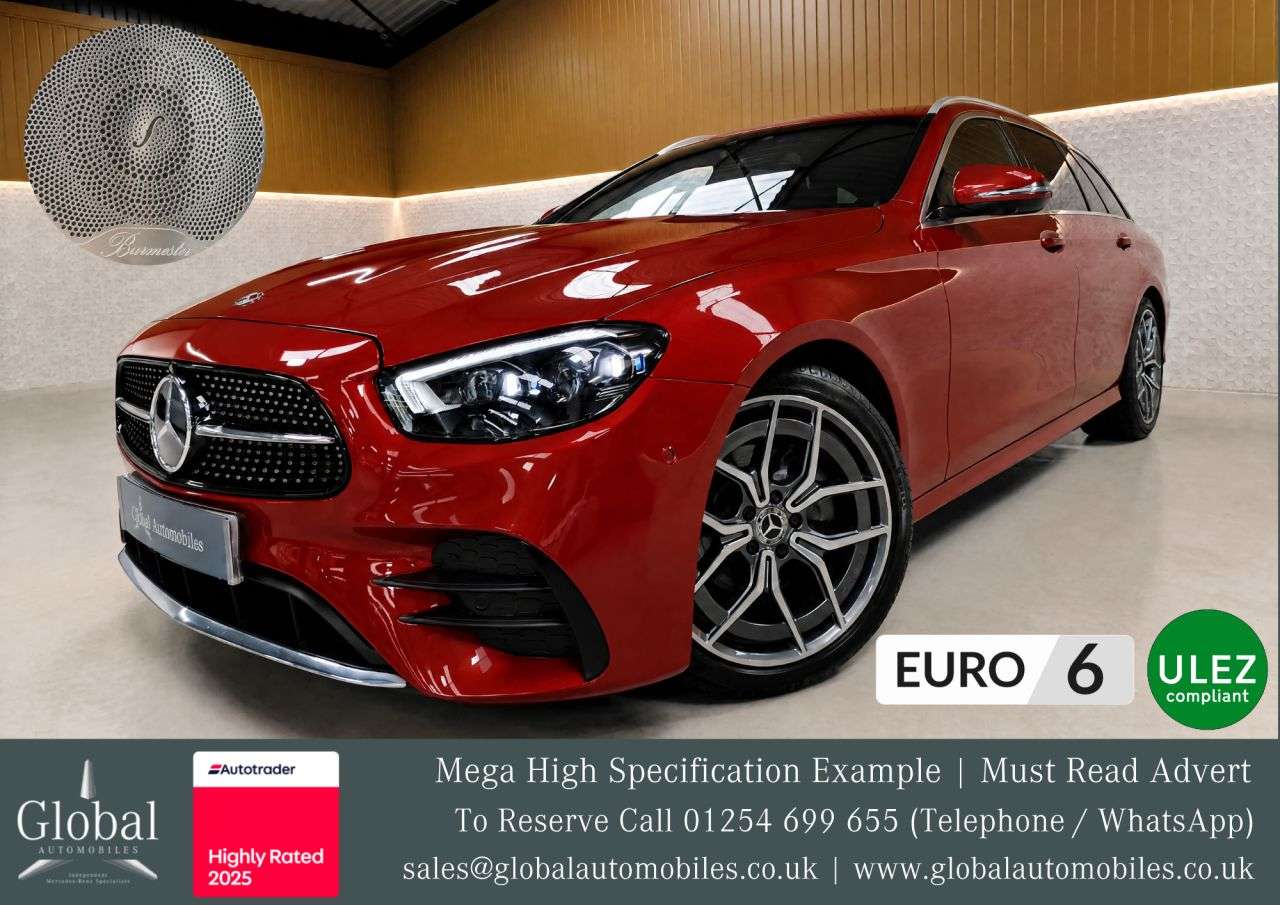 A 2021 MERCEDES-BENZ E-CLASS 2.0 E220d AMG Line Edition (Premium) Estate 5dr Diesel G-Tronic+ Euro 6 (s/ A 2021 MERCEDES-BENZ E-CLASS 2.0 E220d AMG Line Edition (Premium) Estate 5dr Diesel G-Tronic+ Euro 6 (s/