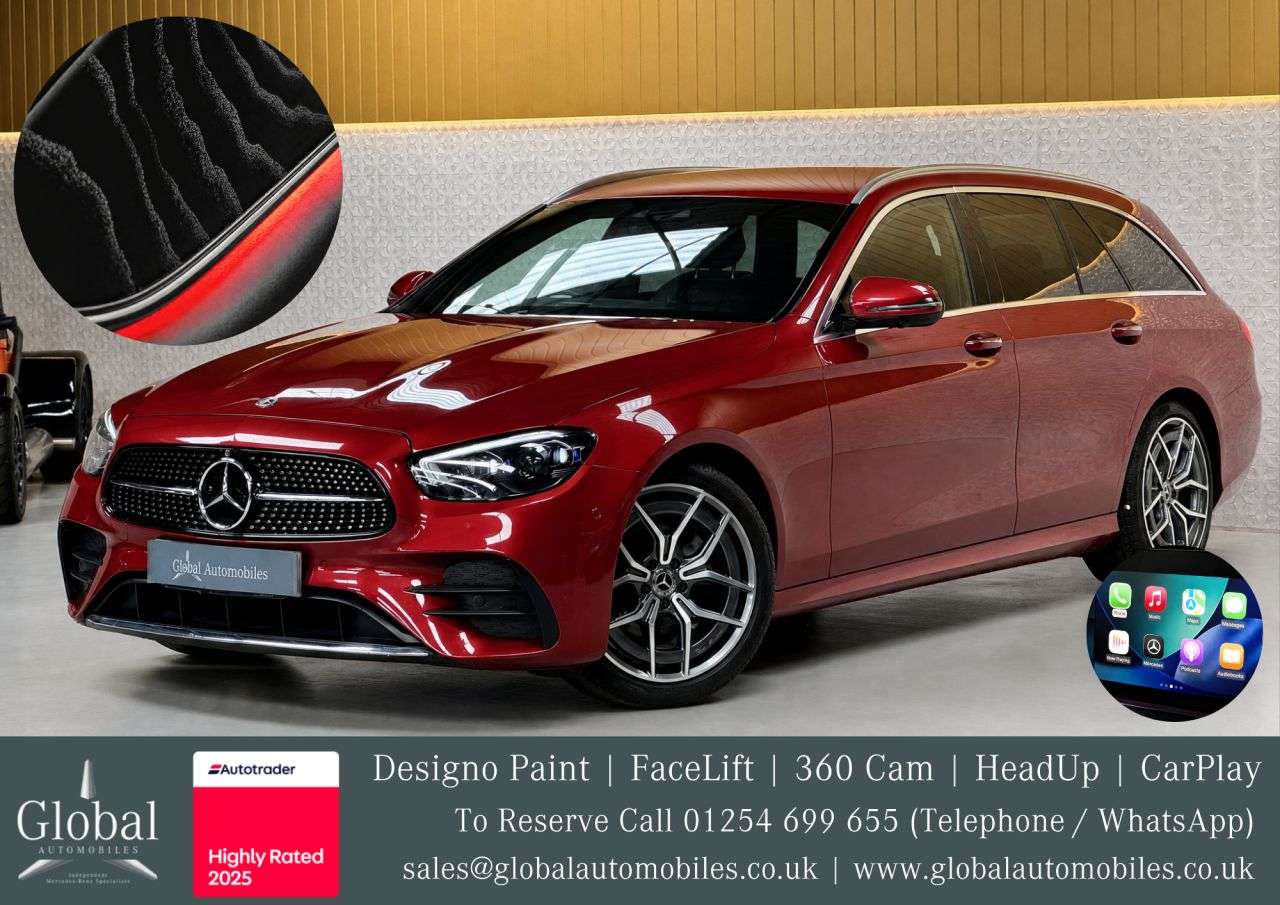 A 2021 MERCEDES-BENZ E CLASS 2.0 E220d AMG Line Edition (Premium) Estate 5dr Diesel G-Tronic+ Euro 6 (s/ A 2021 MERCEDES-BENZ E CLASS 2.0 E220d AMG Line Edition (Premium) Estate 5dr Diesel G-Tronic+ Euro 6 (s/