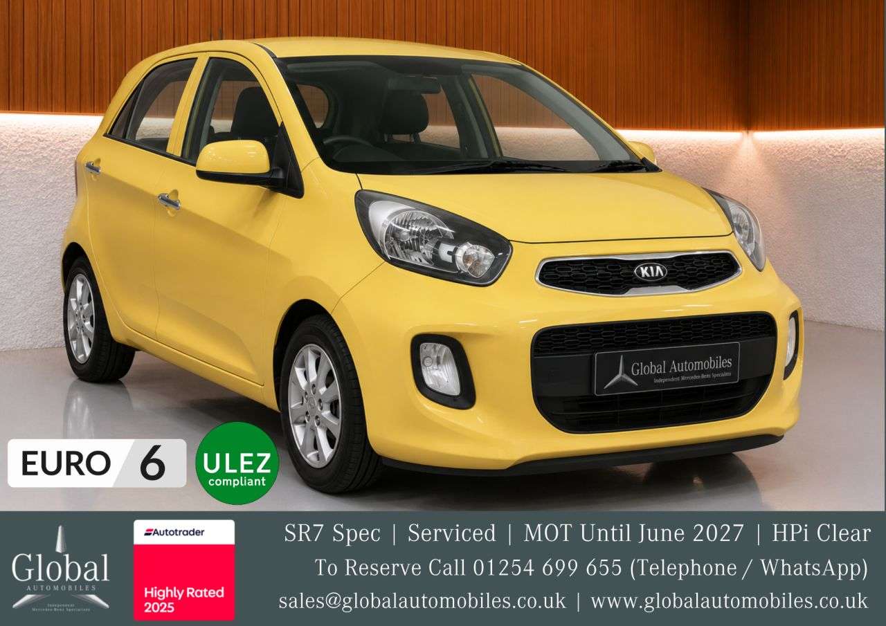 A 2016 KIA PICANTO 1.0 SR7 Hatchback 5dr Petrol Manual Euro 5 (68 bhp) LOW MILEAGE | 8 SERVICE A 2016 KIA PICANTO 1.0 SR7 Hatchback 5dr Petrol Manual Euro 5 (68 bhp) LOW MILEAGE | 8 SERVICE